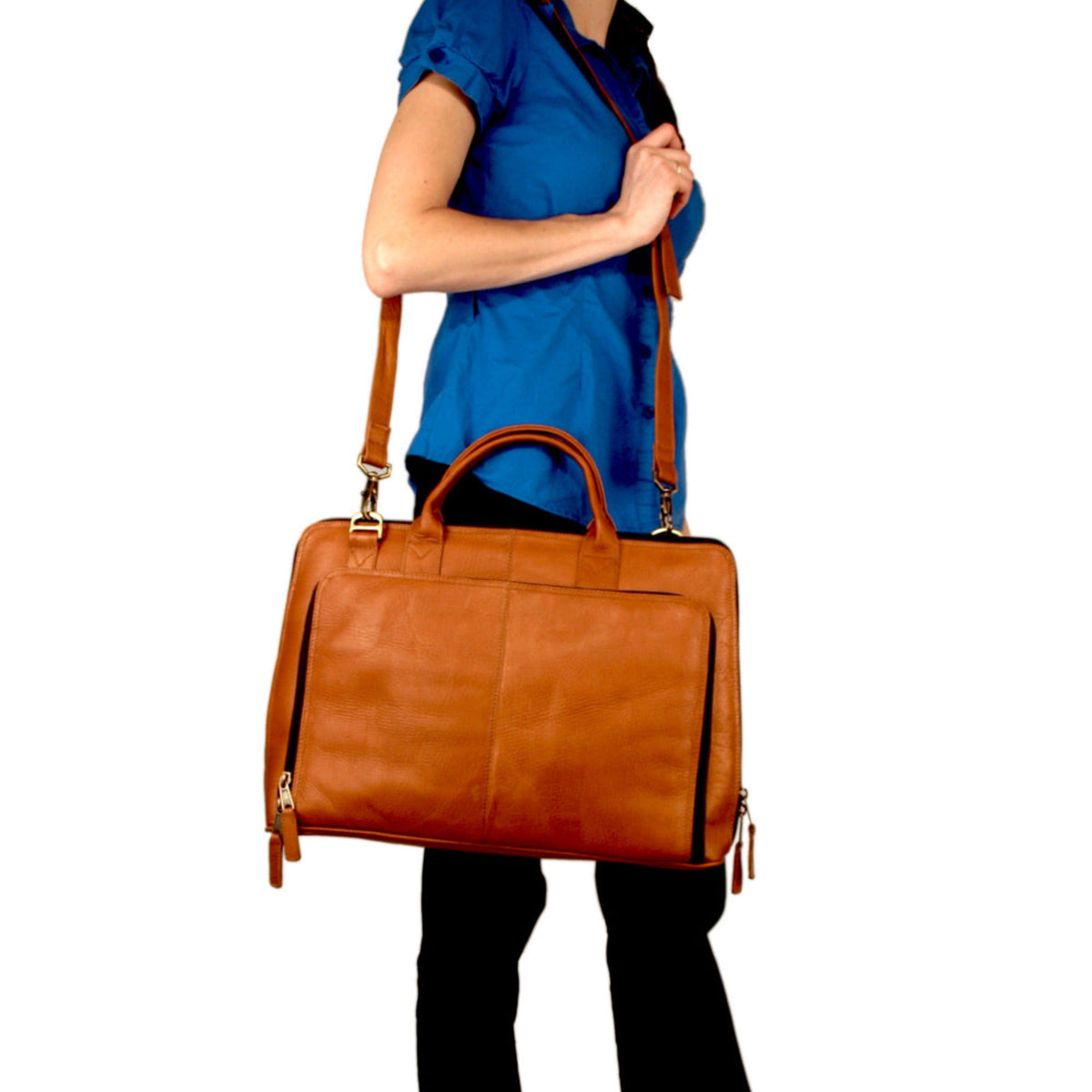 Soho Leather Laptop Brief
