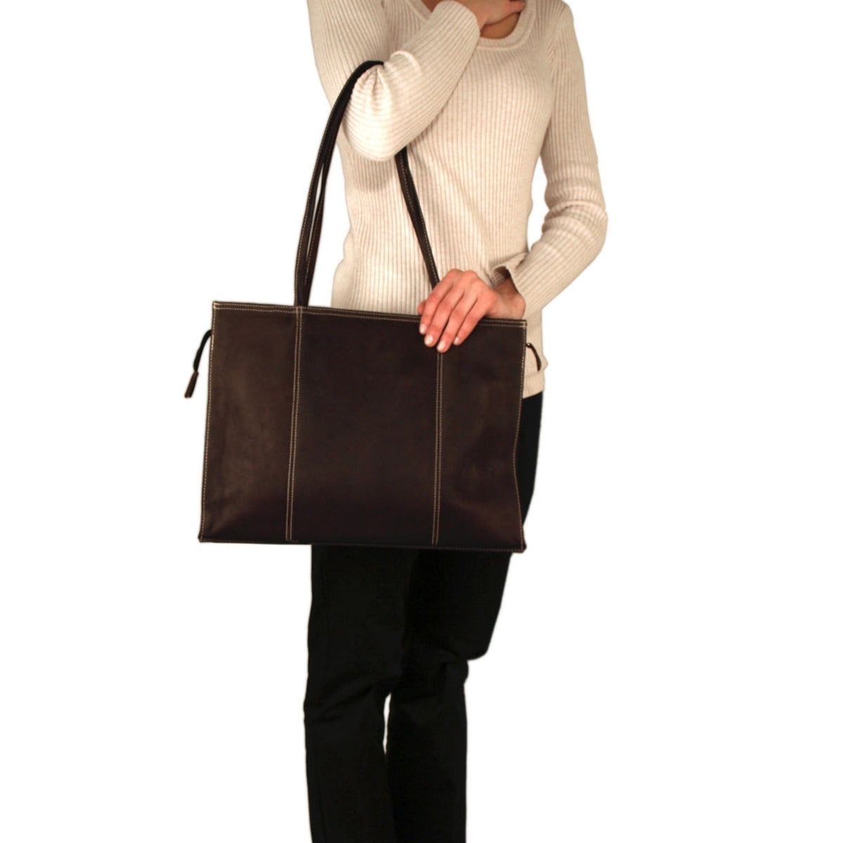 Urban Leather Tote Bag