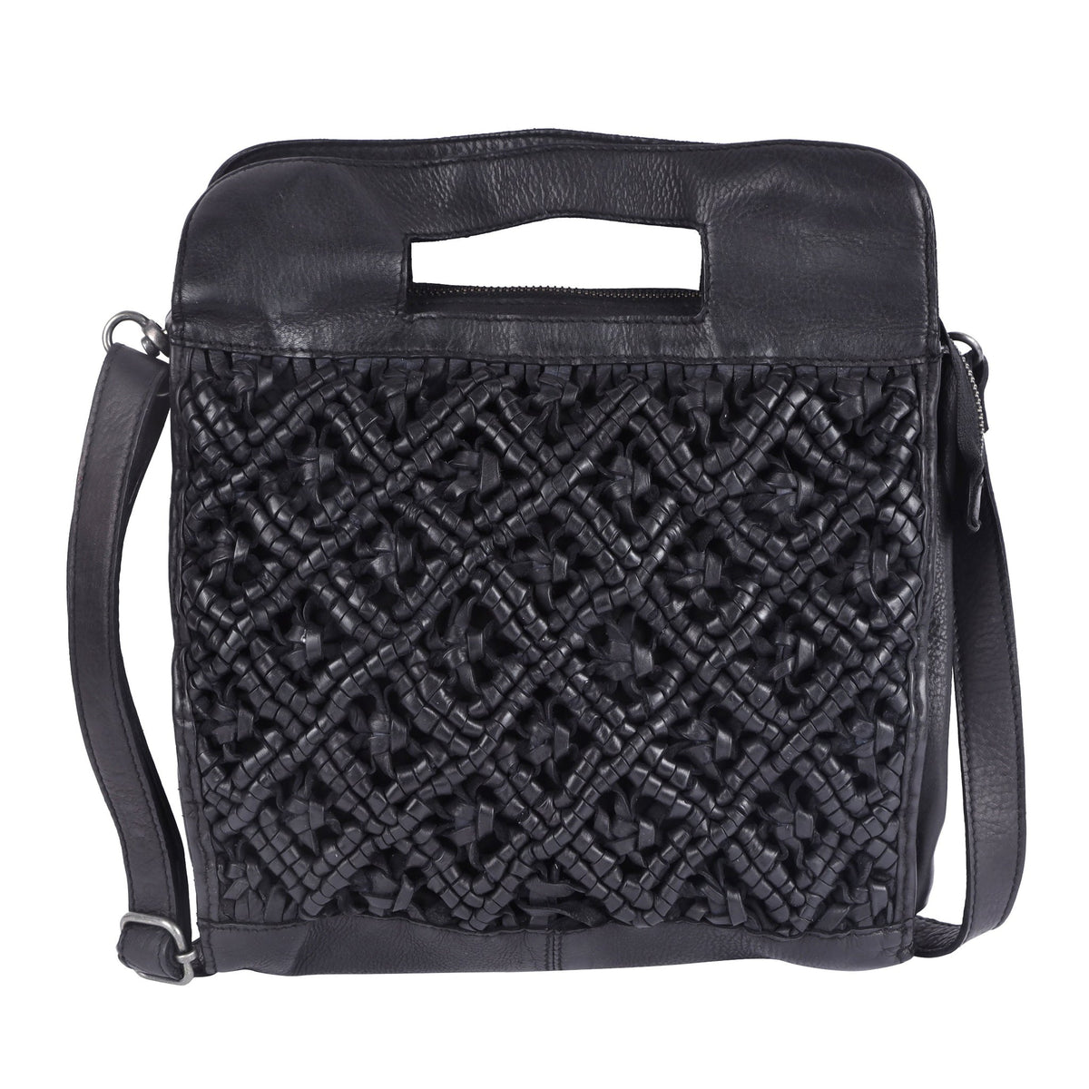 Deja Leather Crossbody Bag