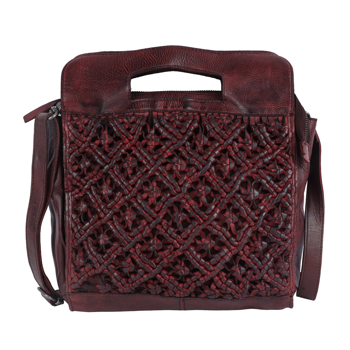 Deja Leather Crossbody Bag