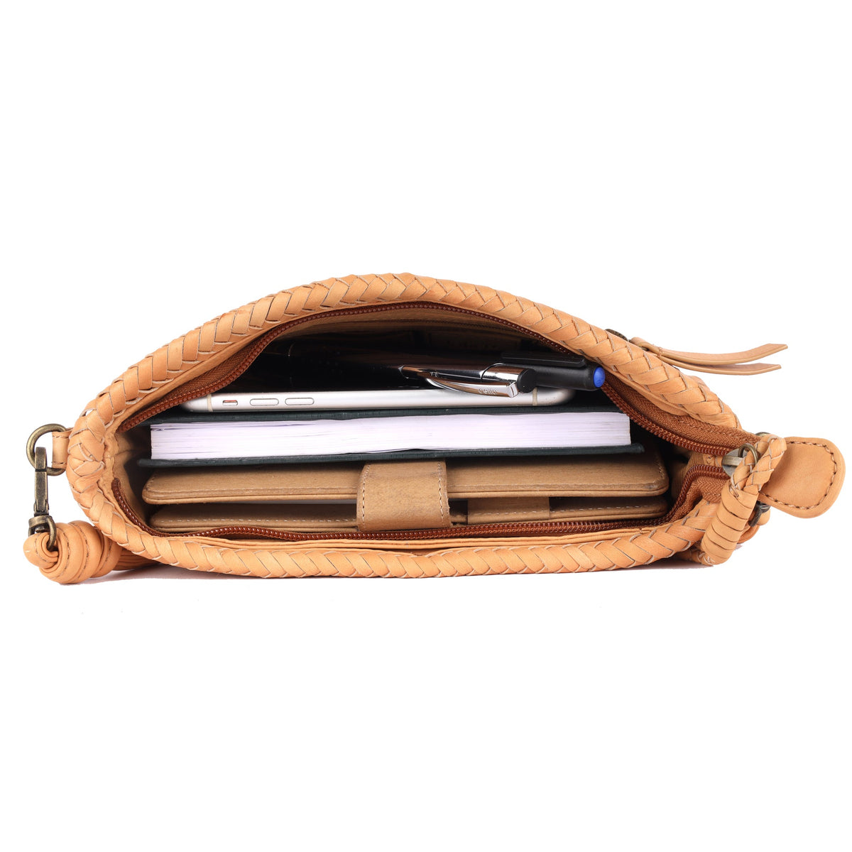 Hudson Leather Crossbody Bag