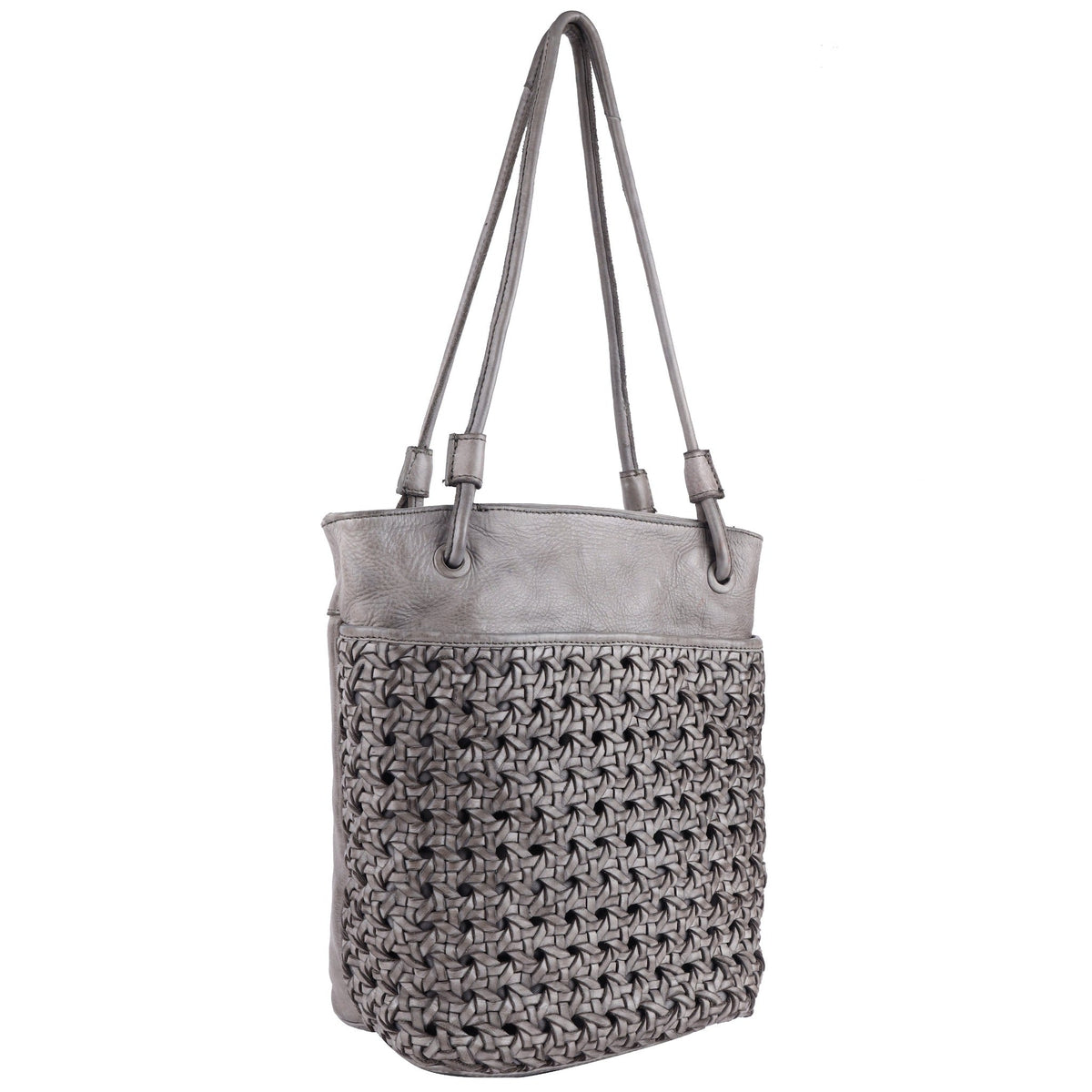 Clover Leather Tote Bag