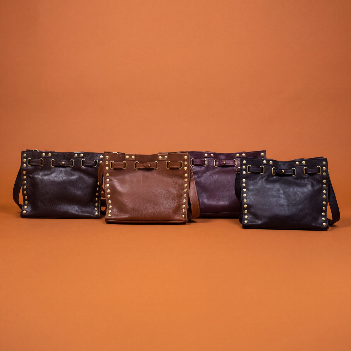 Malibu Milled Leather Crossbody Bag