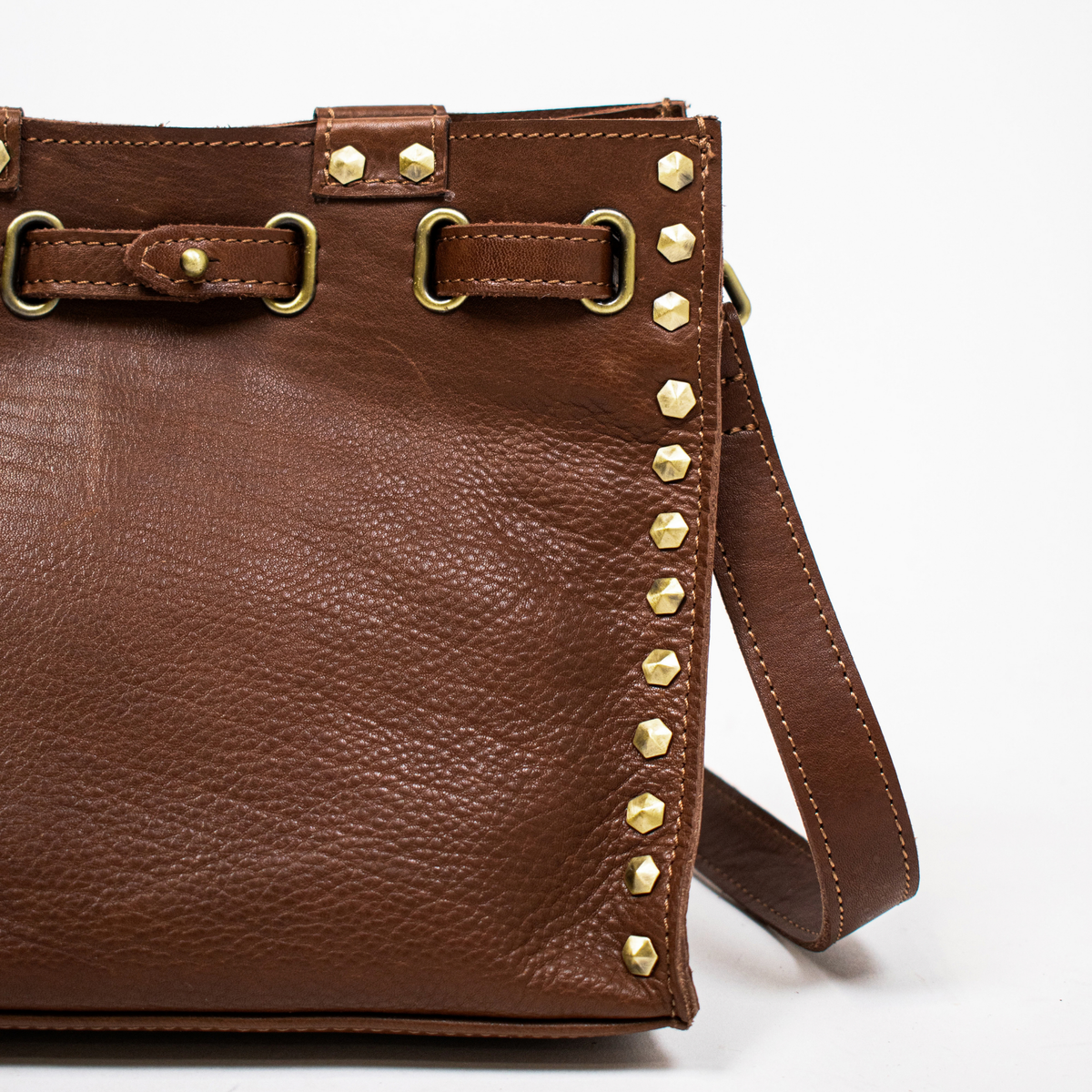Malibu Milled Leather Crossbody Bag