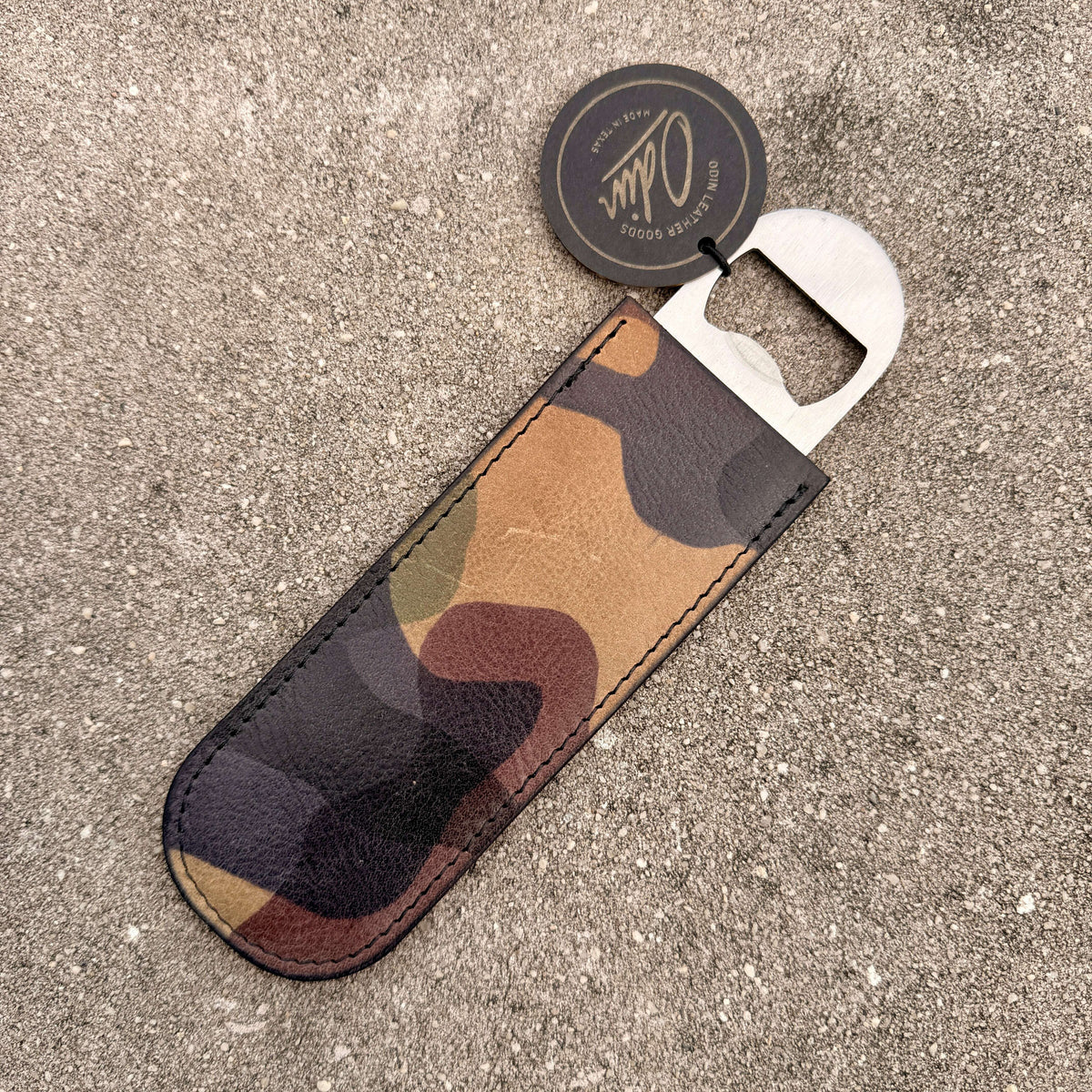 Leather Wrapped Bottle Opener