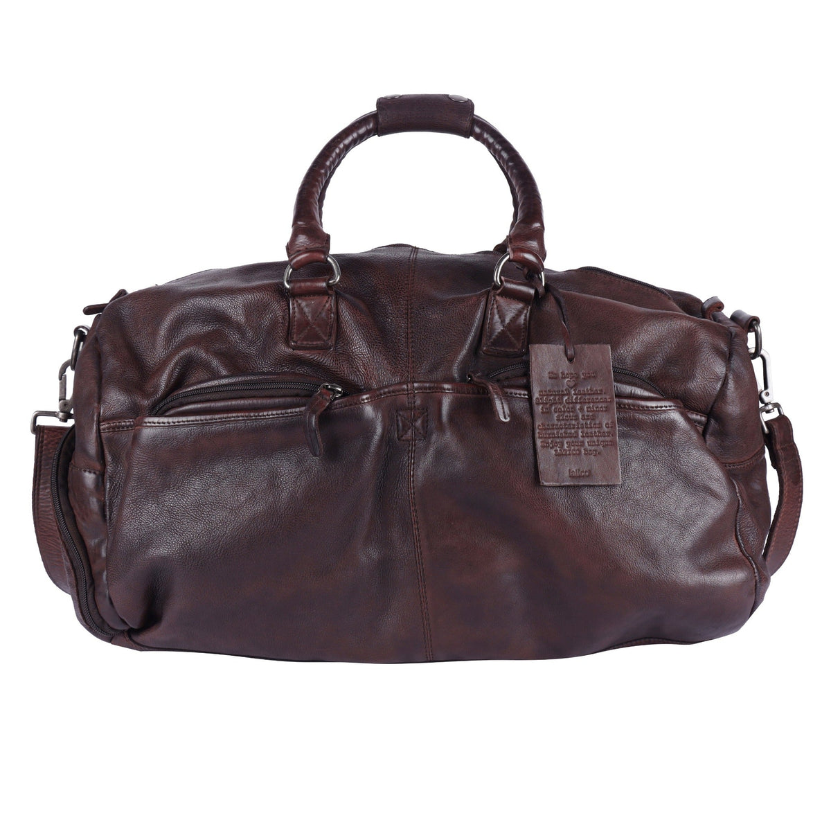 Charleston Leather Duffel Bag