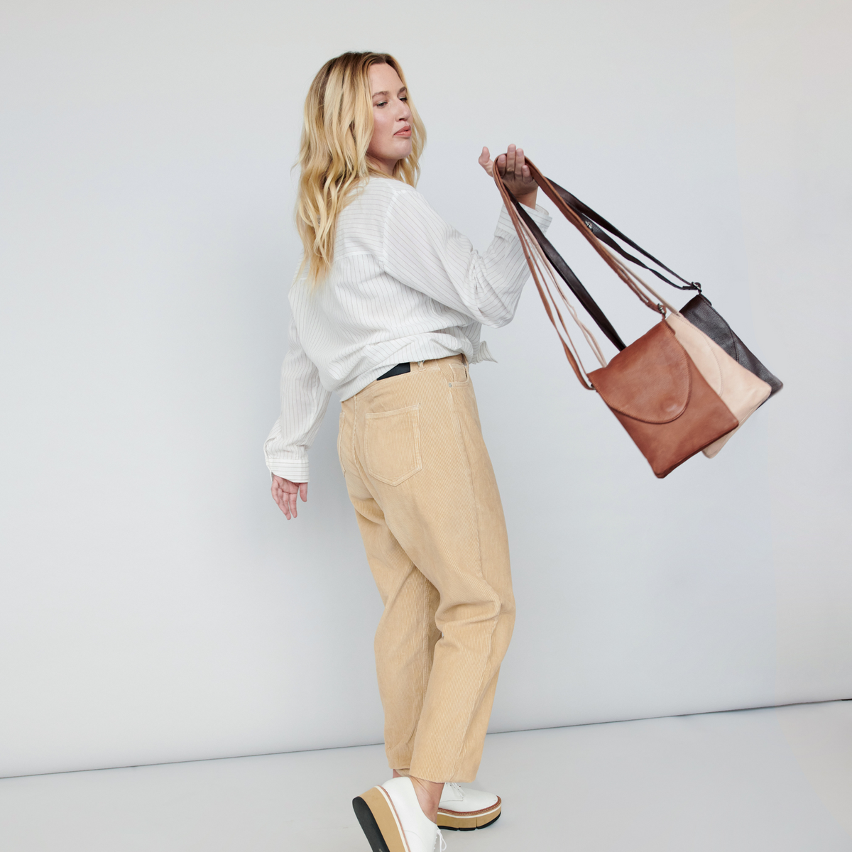 Pippa Leather Crossbody Bag
