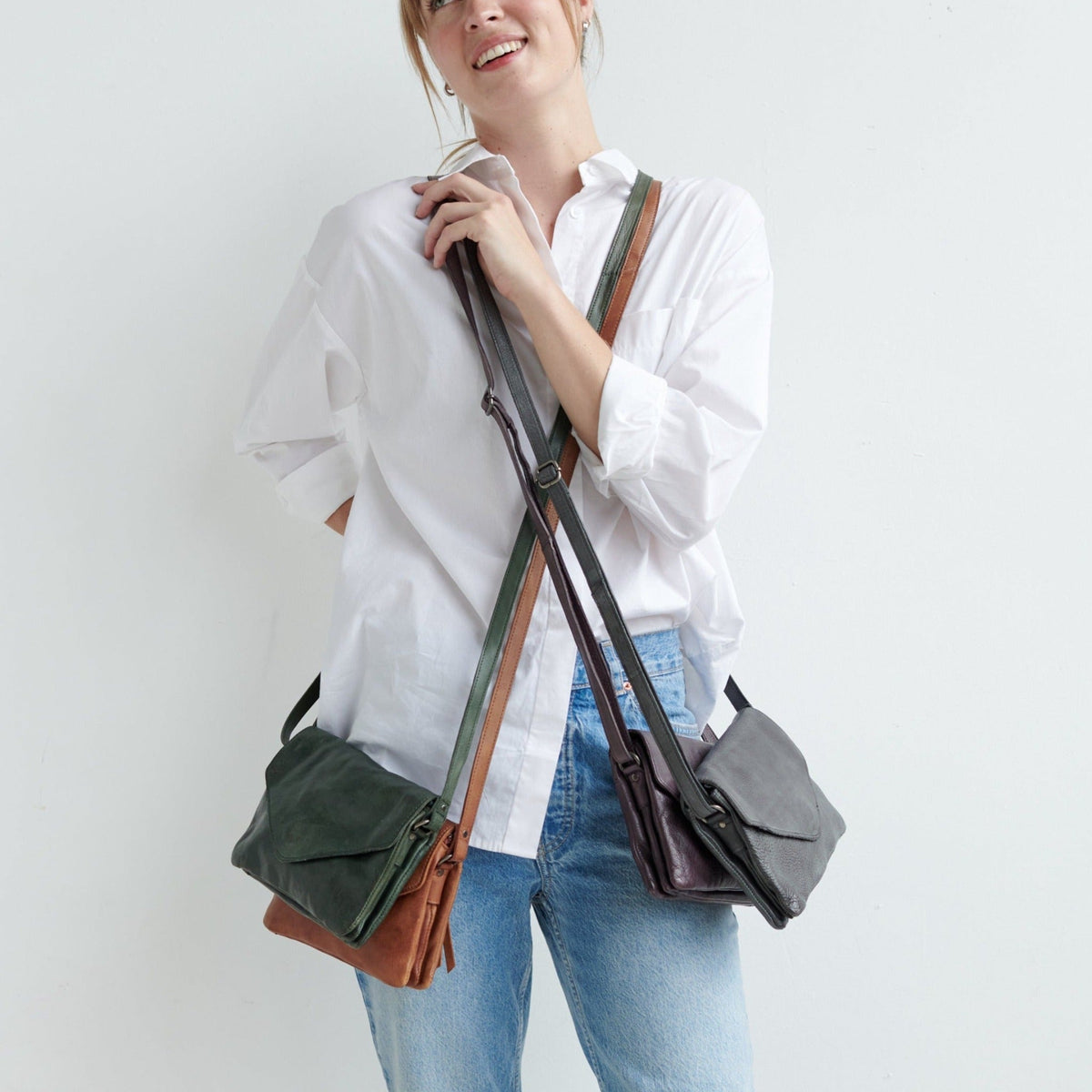 Harbor Leather Crossbody Bag