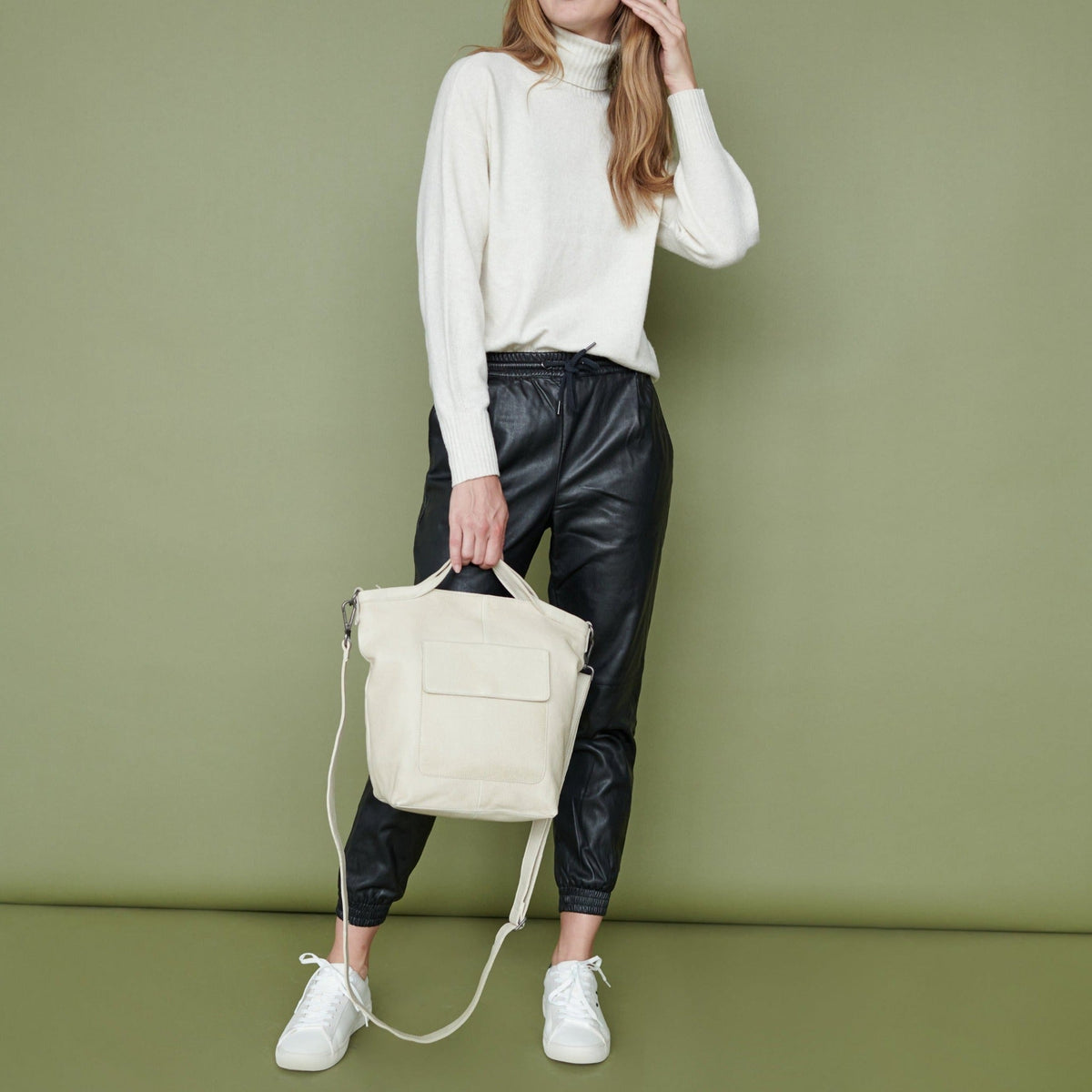 Bianca Leather Crossbody Bag