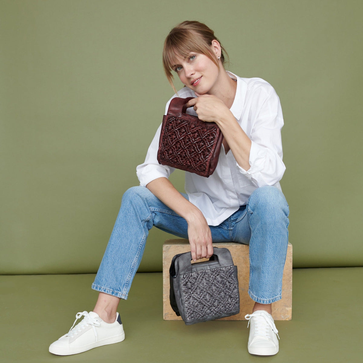 Tess Leather Crossbody Bag