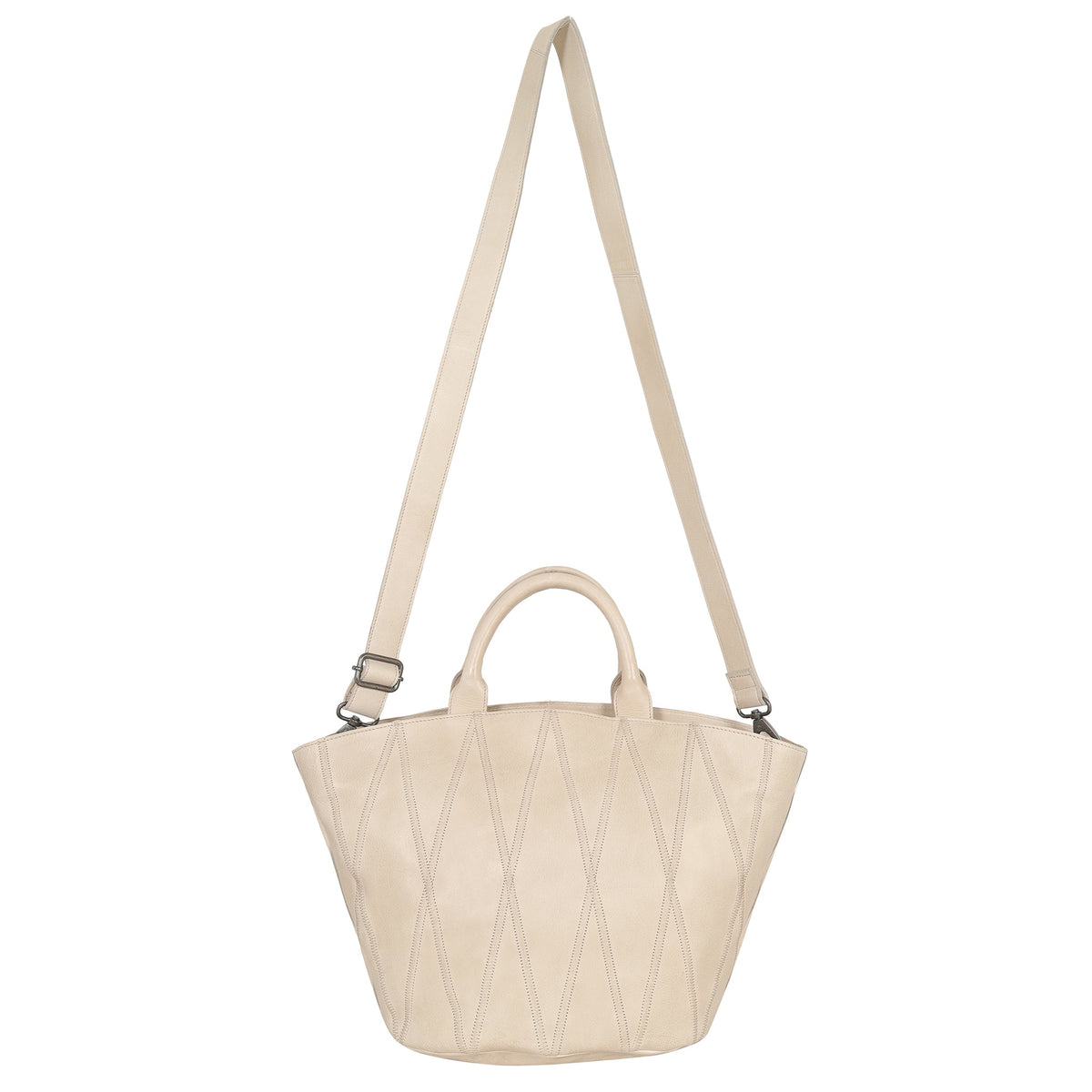Claudia Diamond Leather Crossbody Bag