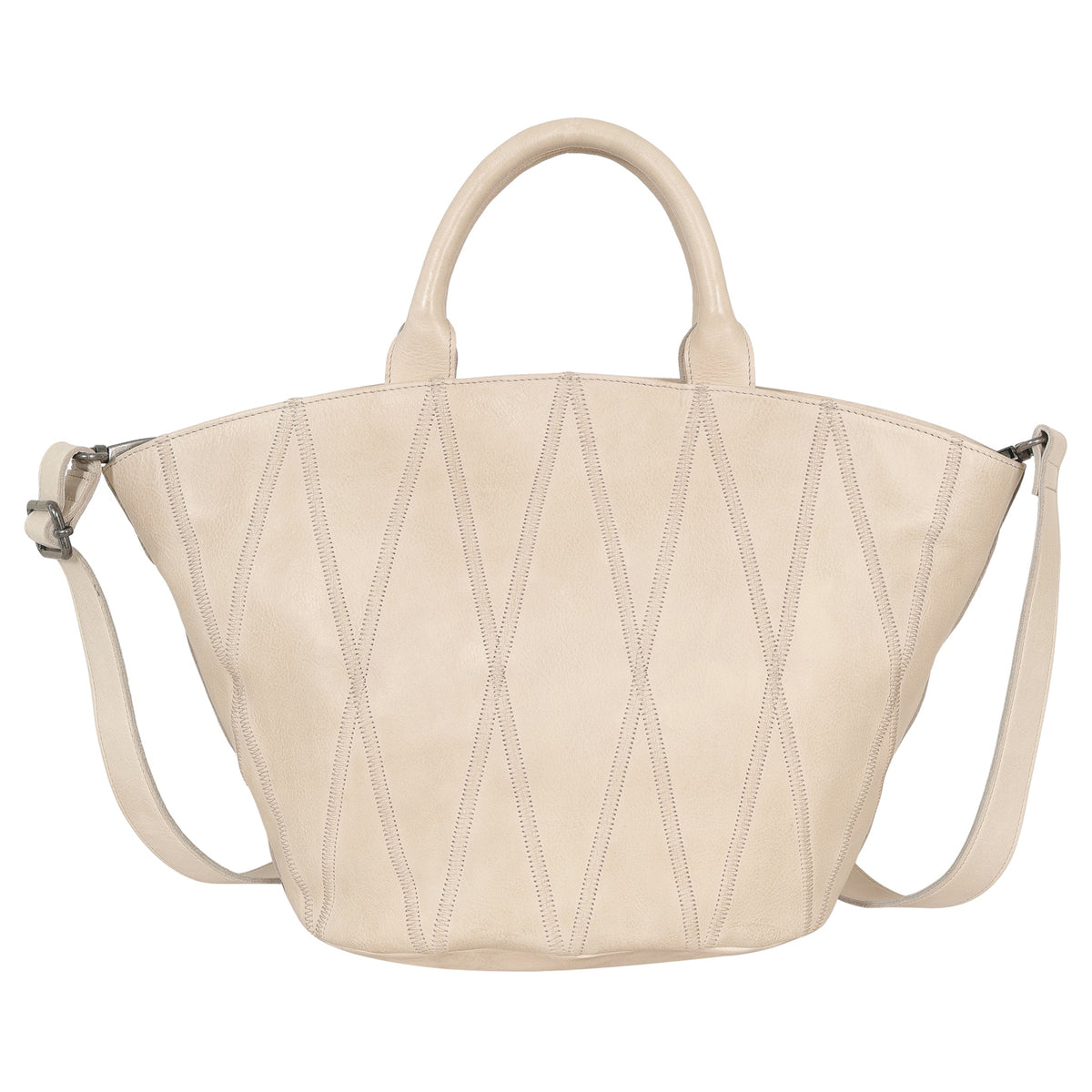 Claudia Diamond Leather Crossbody Bag