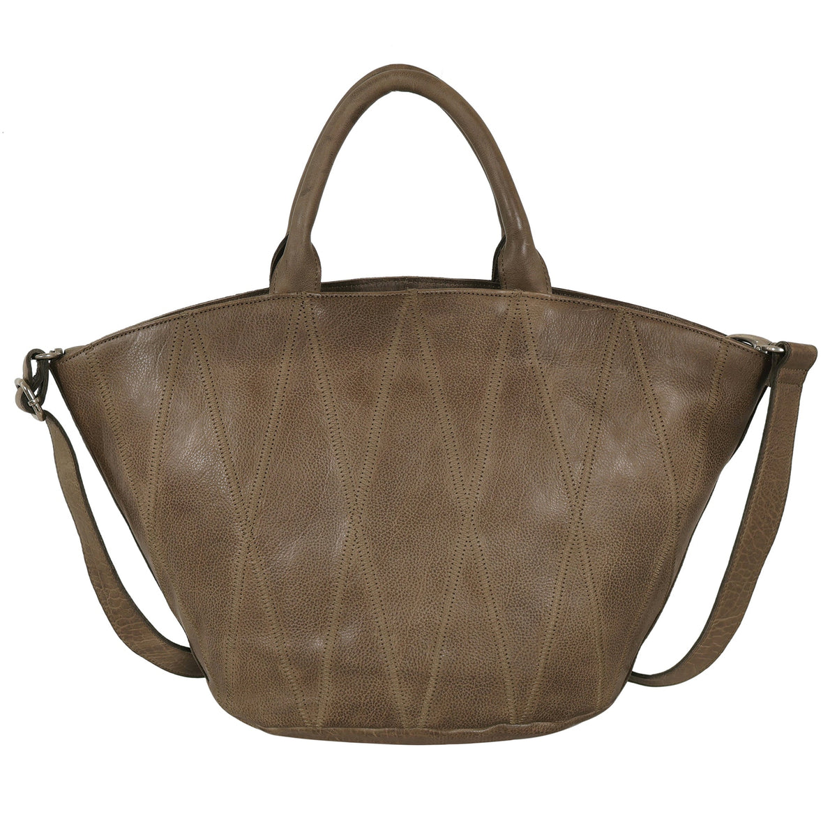 Claudia Diamond Leather Crossbody Bag
