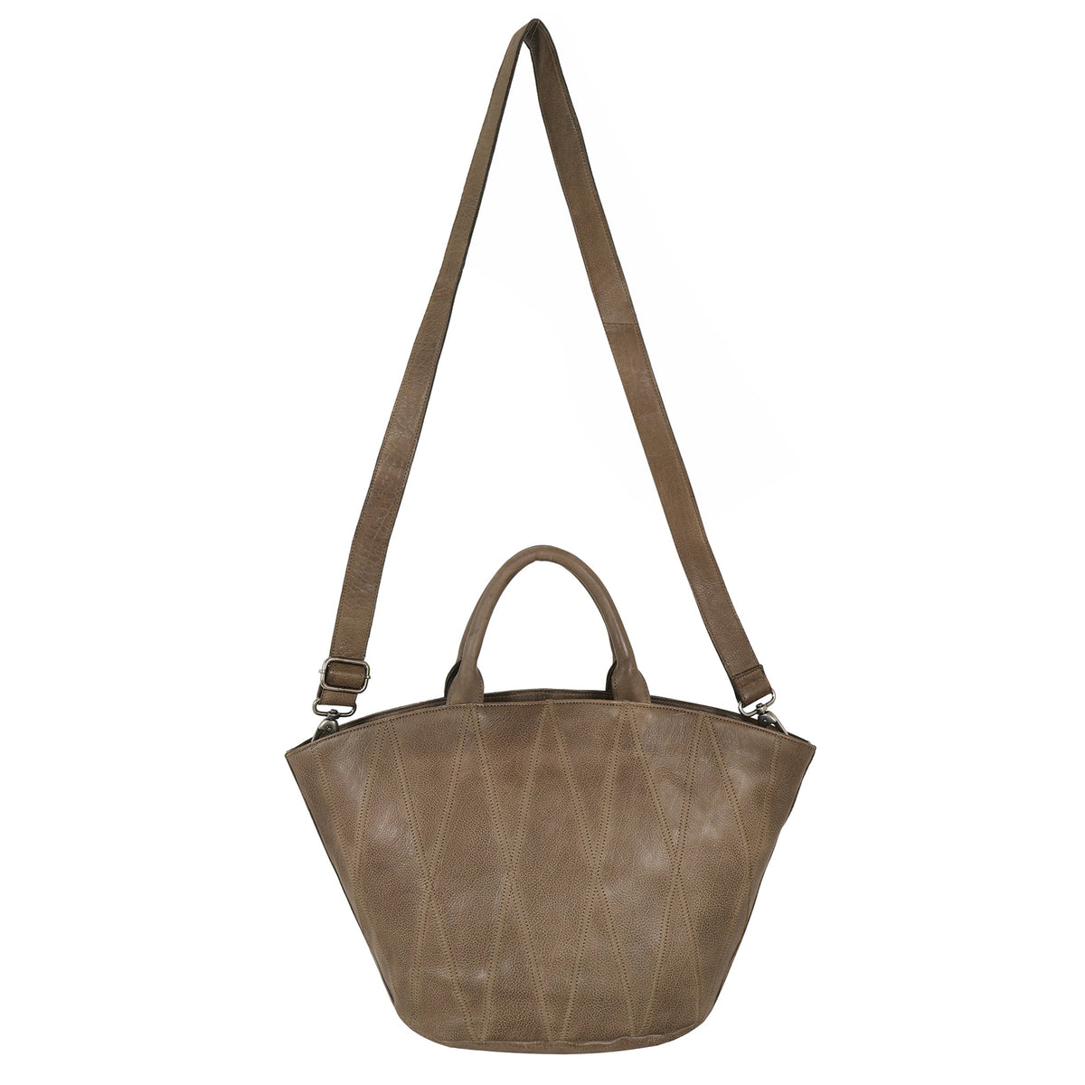 Claudia Diamond Leather Crossbody Bag