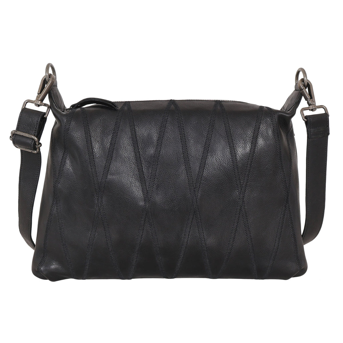 Avery Diamond Leather Crossbody Bag