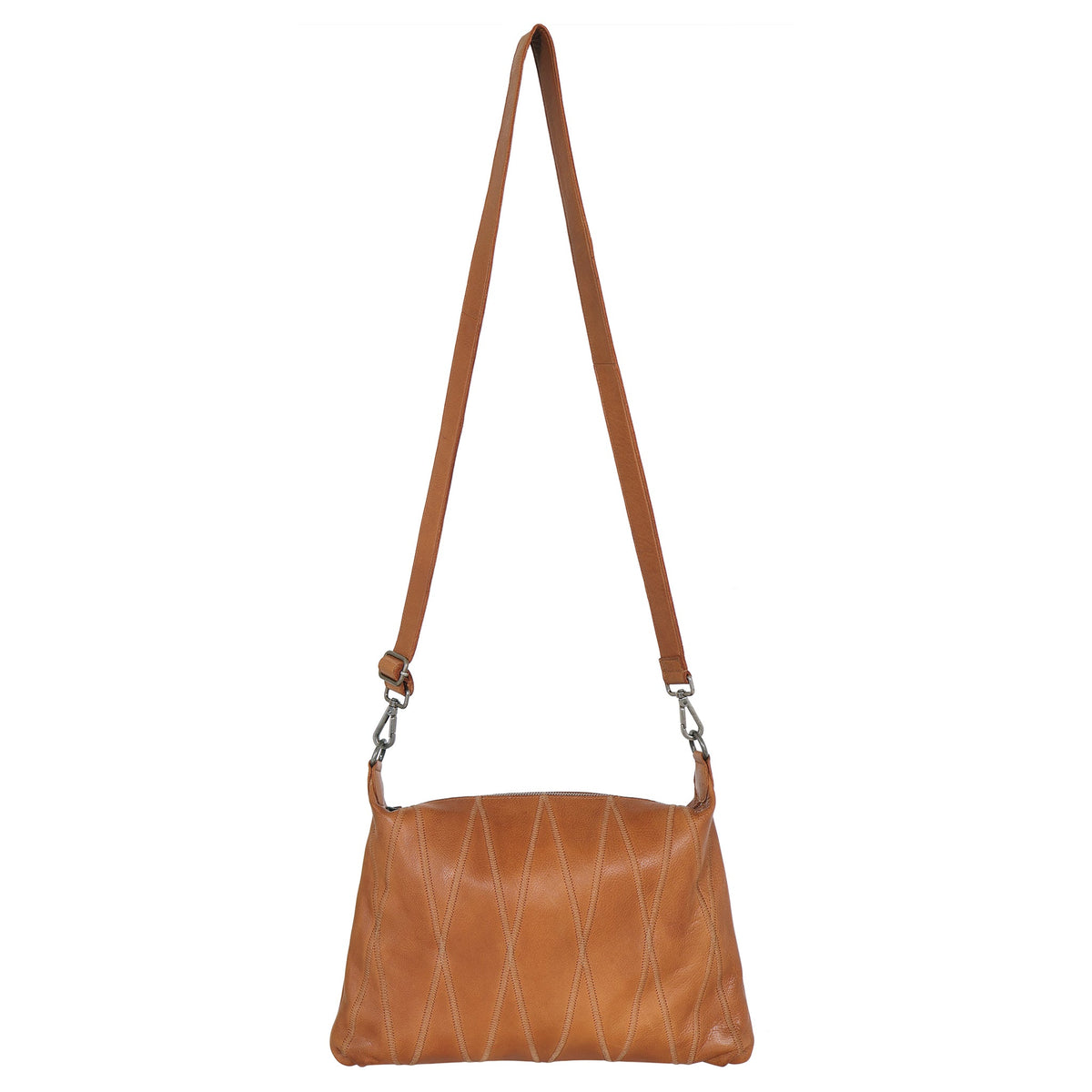 Avery Diamond Leather Crossbody Bag