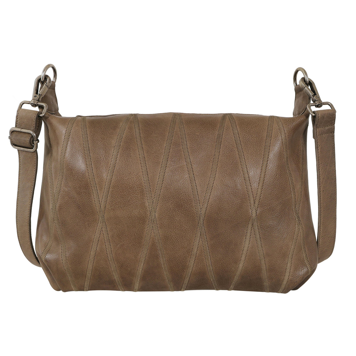 Avery Diamond Leather Crossbody Bag