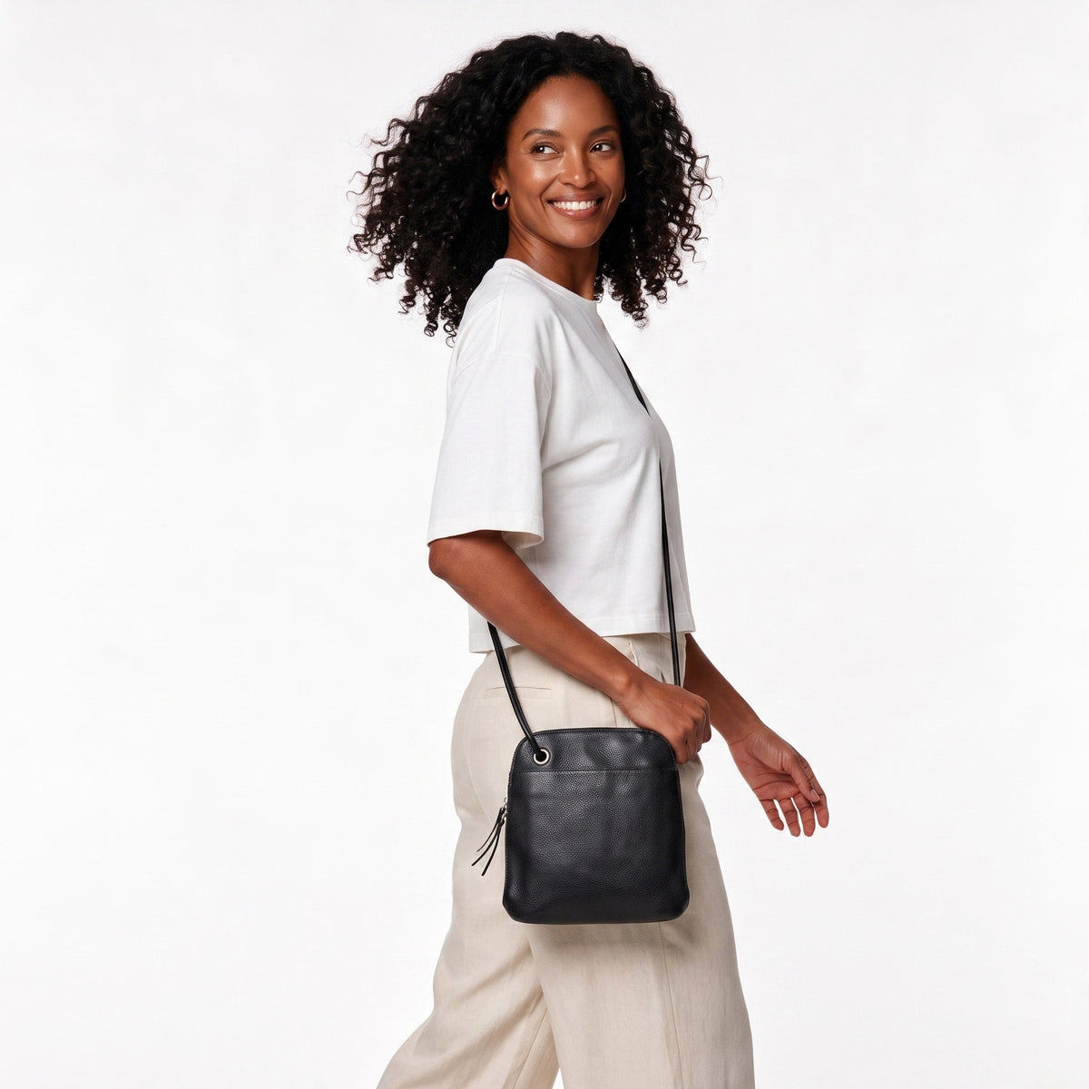 Lilly Leather Crossbody Bag