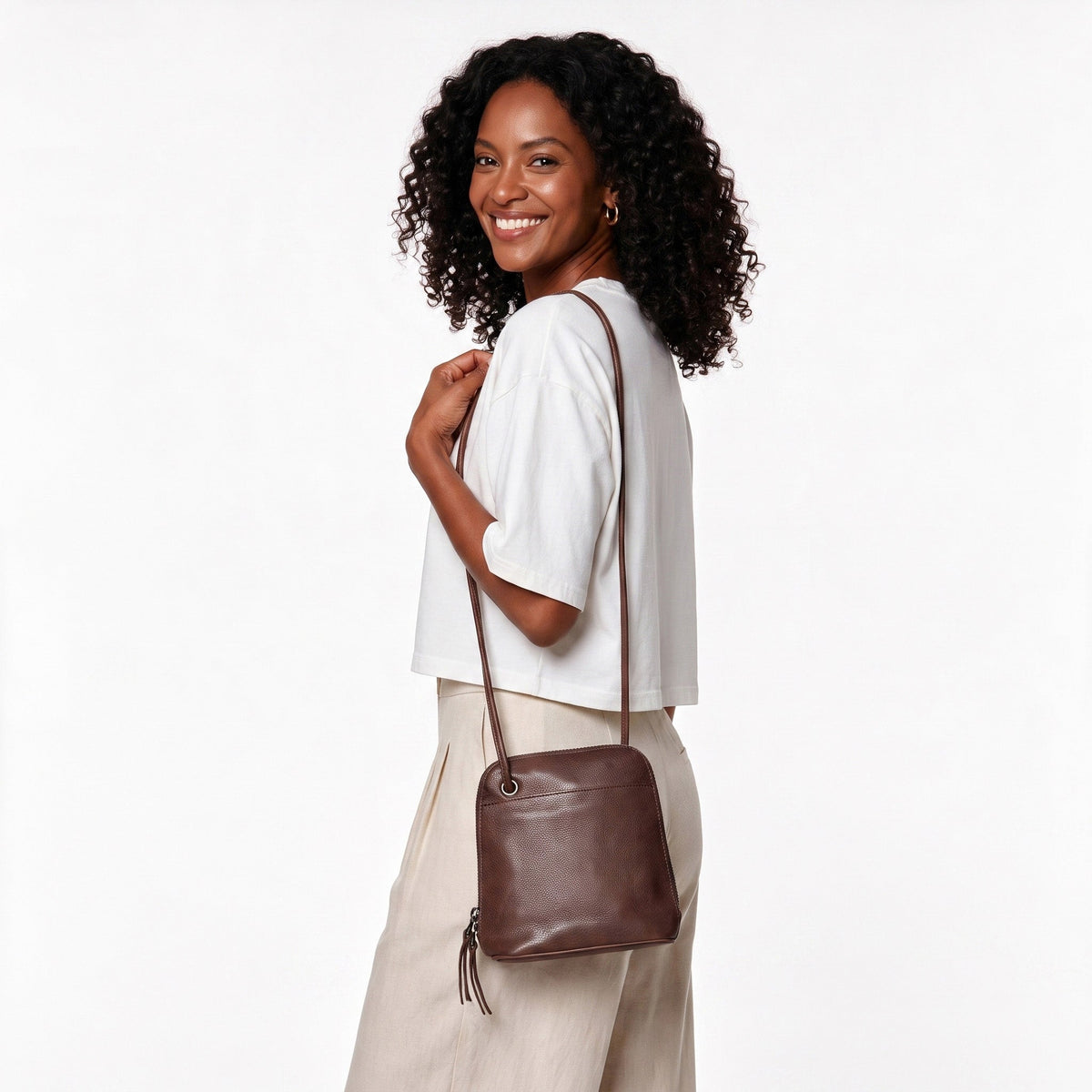 Lilly Leather Crossbody Bag