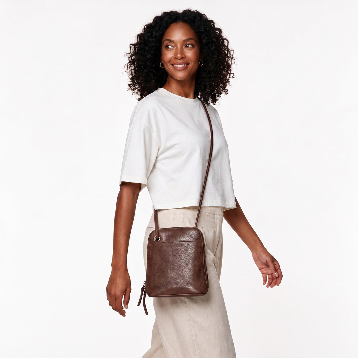 Lilly Leather Crossbody Bag