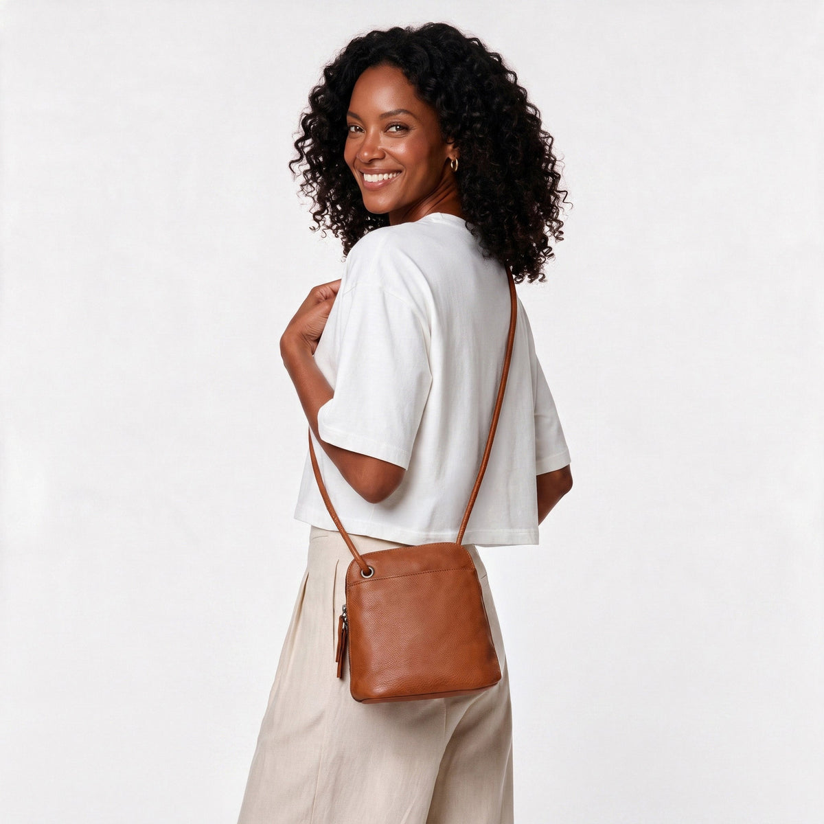 Lilly Leather Crossbody Bag