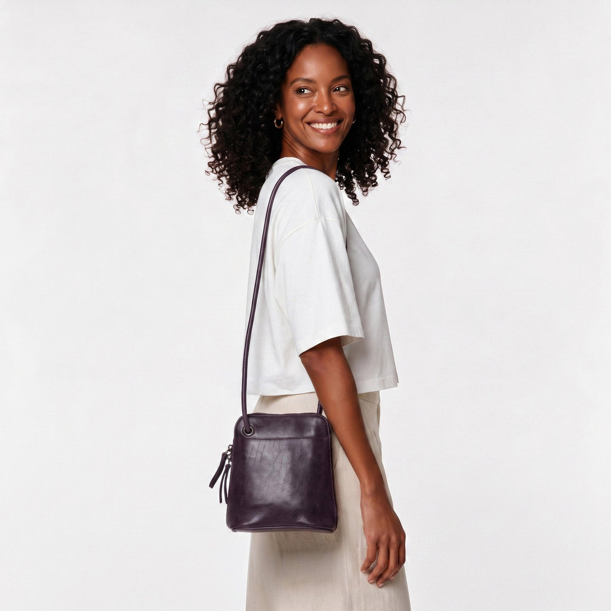 Lilly Leather Crossbody Bag