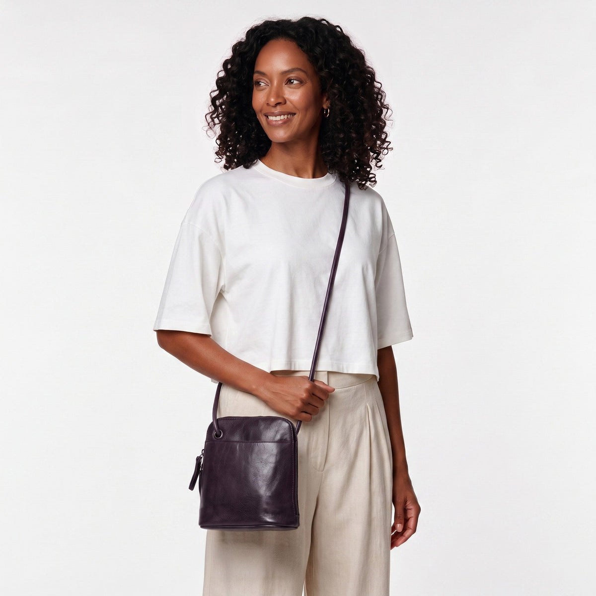 Lilly Leather Crossbody Bag