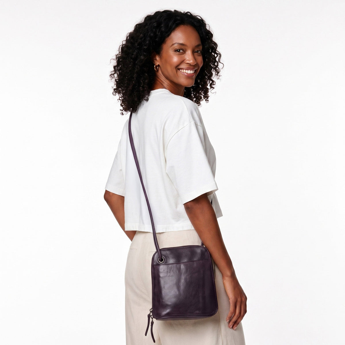 Lilly Leather Crossbody Bag
