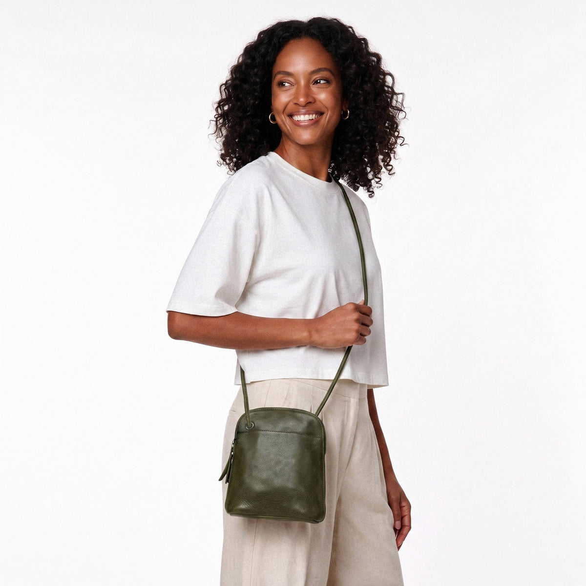 Lilly Leather Crossbody Bag