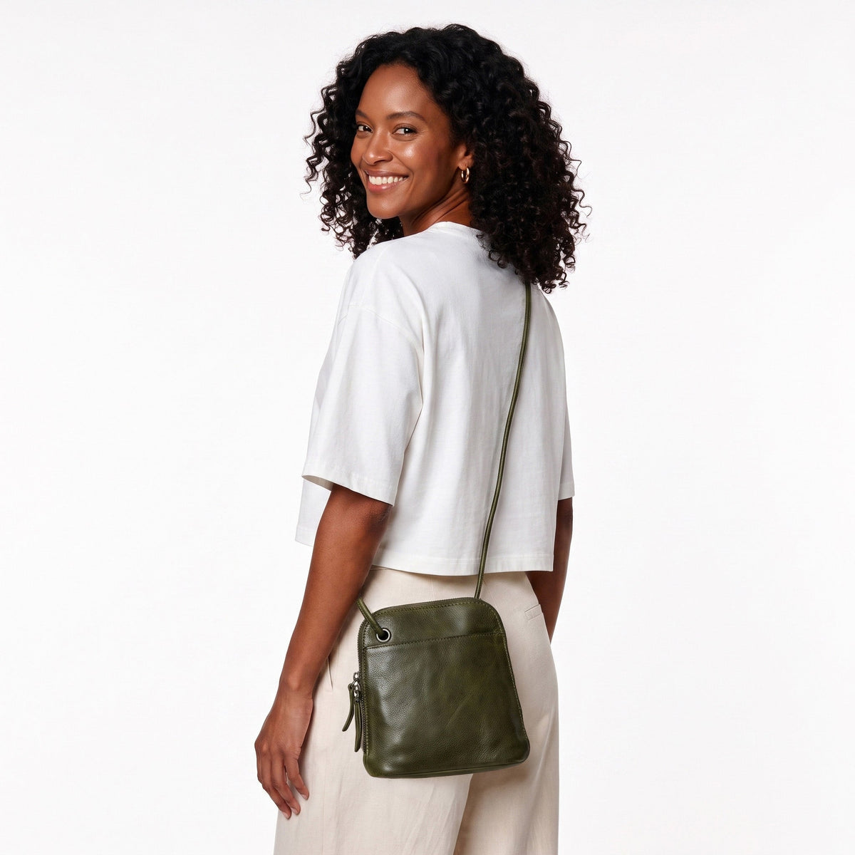 Lilly Leather Crossbody Bag