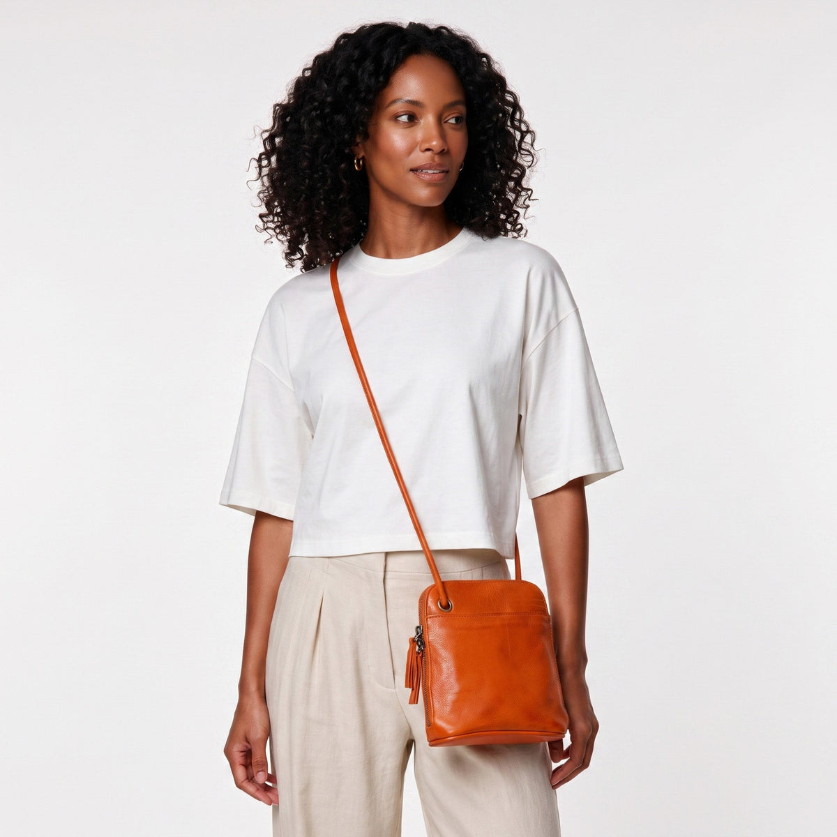 Lilly Leather Crossbody Bag