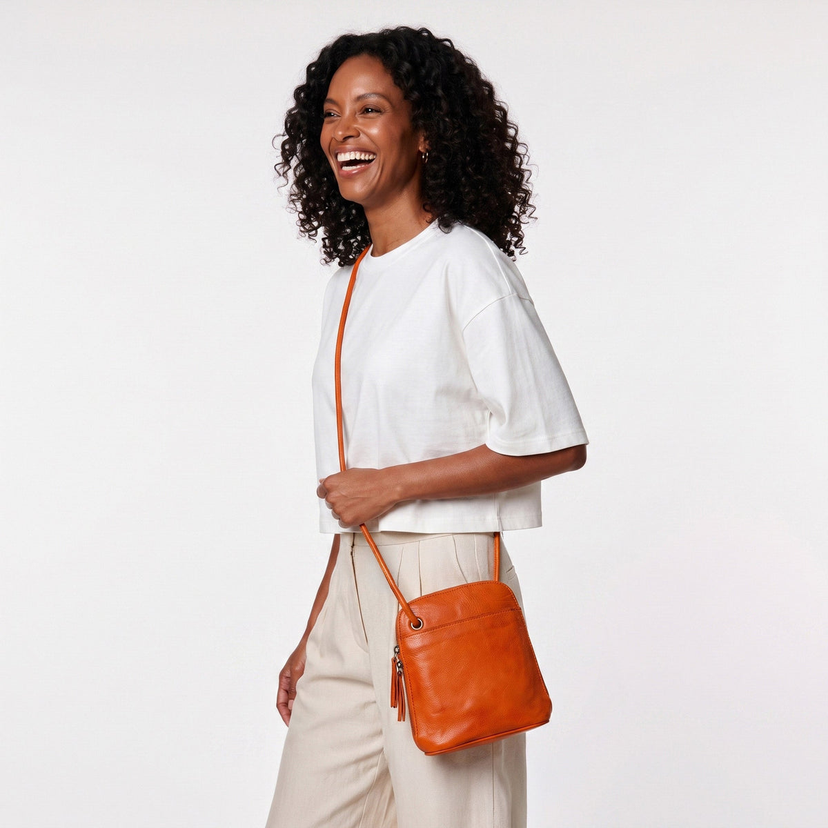 Lilly Leather Crossbody Bag