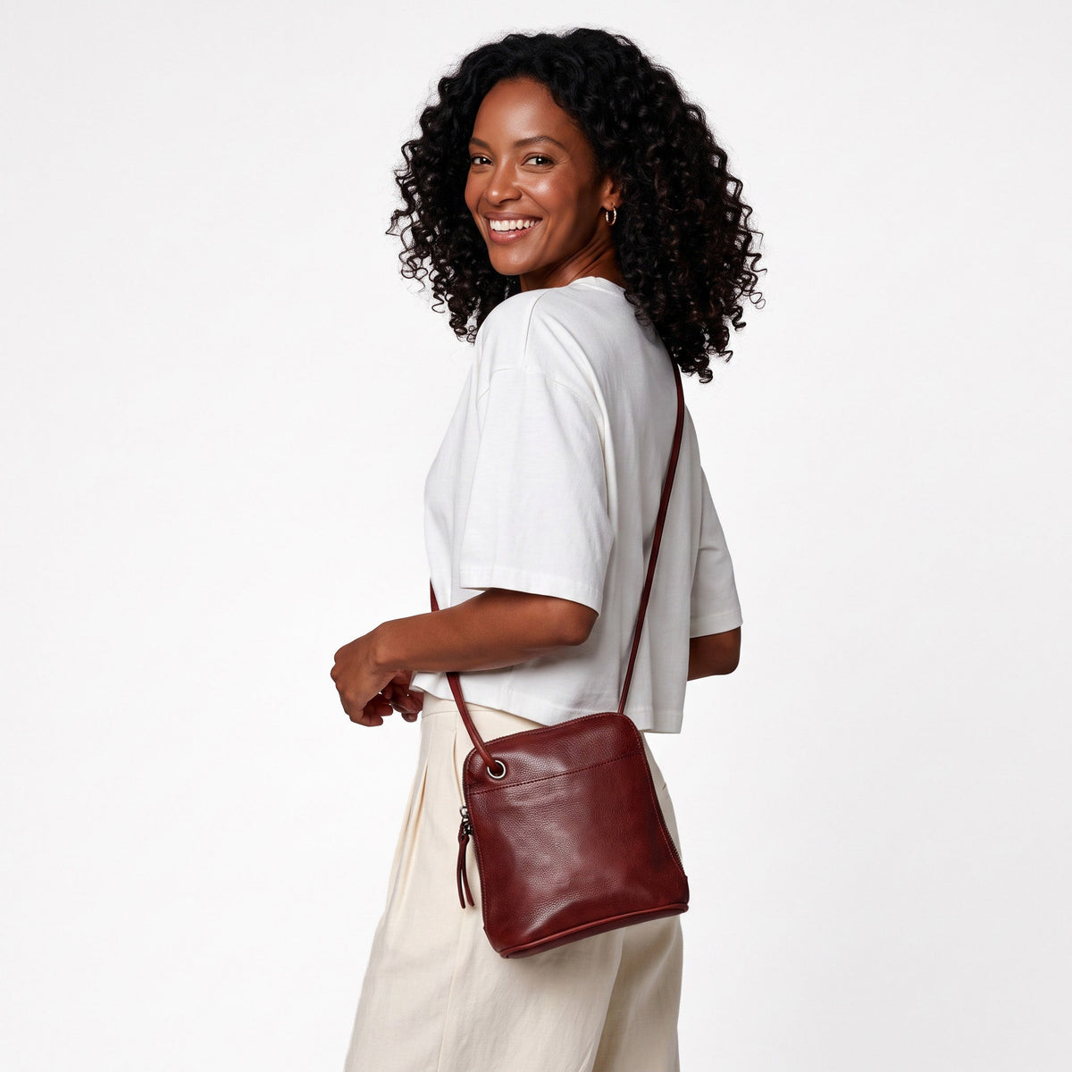 Lilly Leather Crossbody Bag