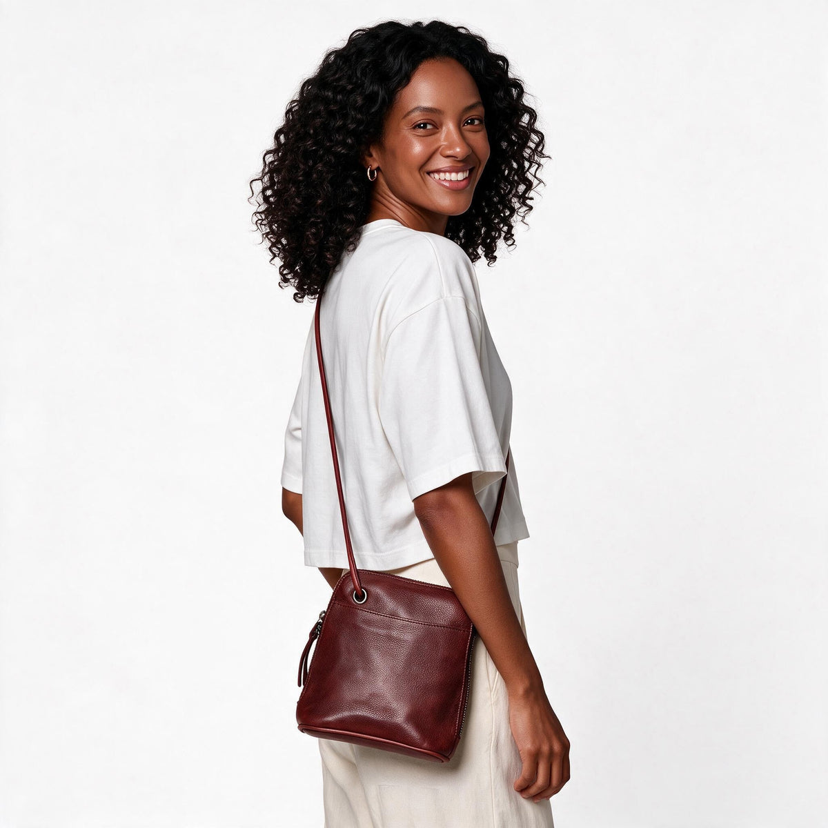 Lilly Leather Crossbody Bag