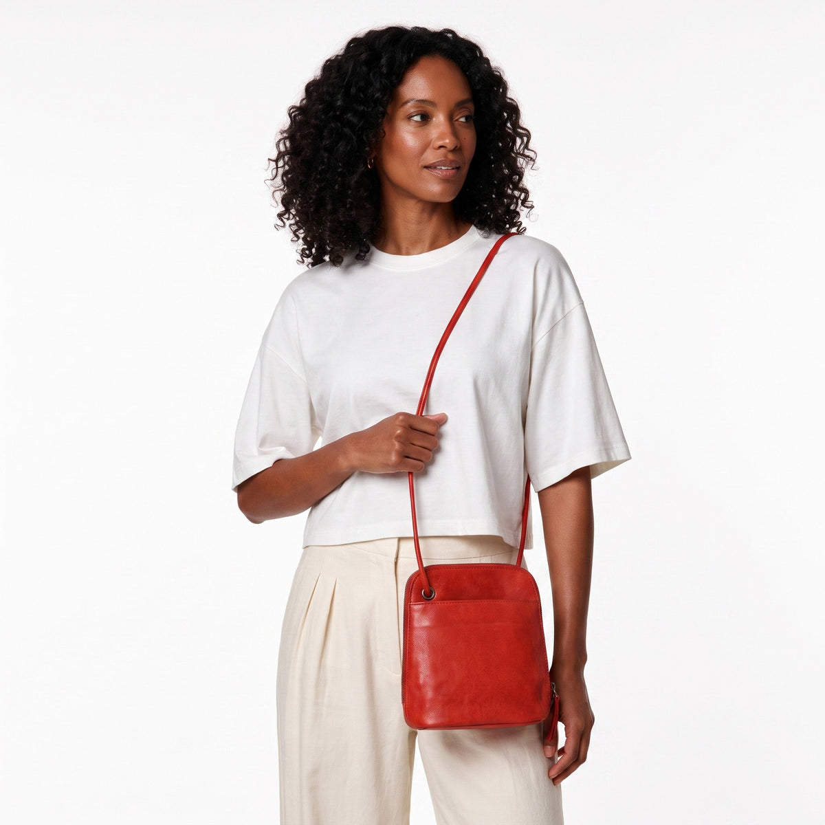 Lilly Leather Crossbody Bag