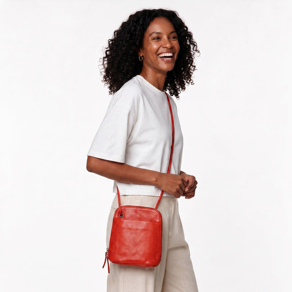 Lilly Leather Crossbody Bag
