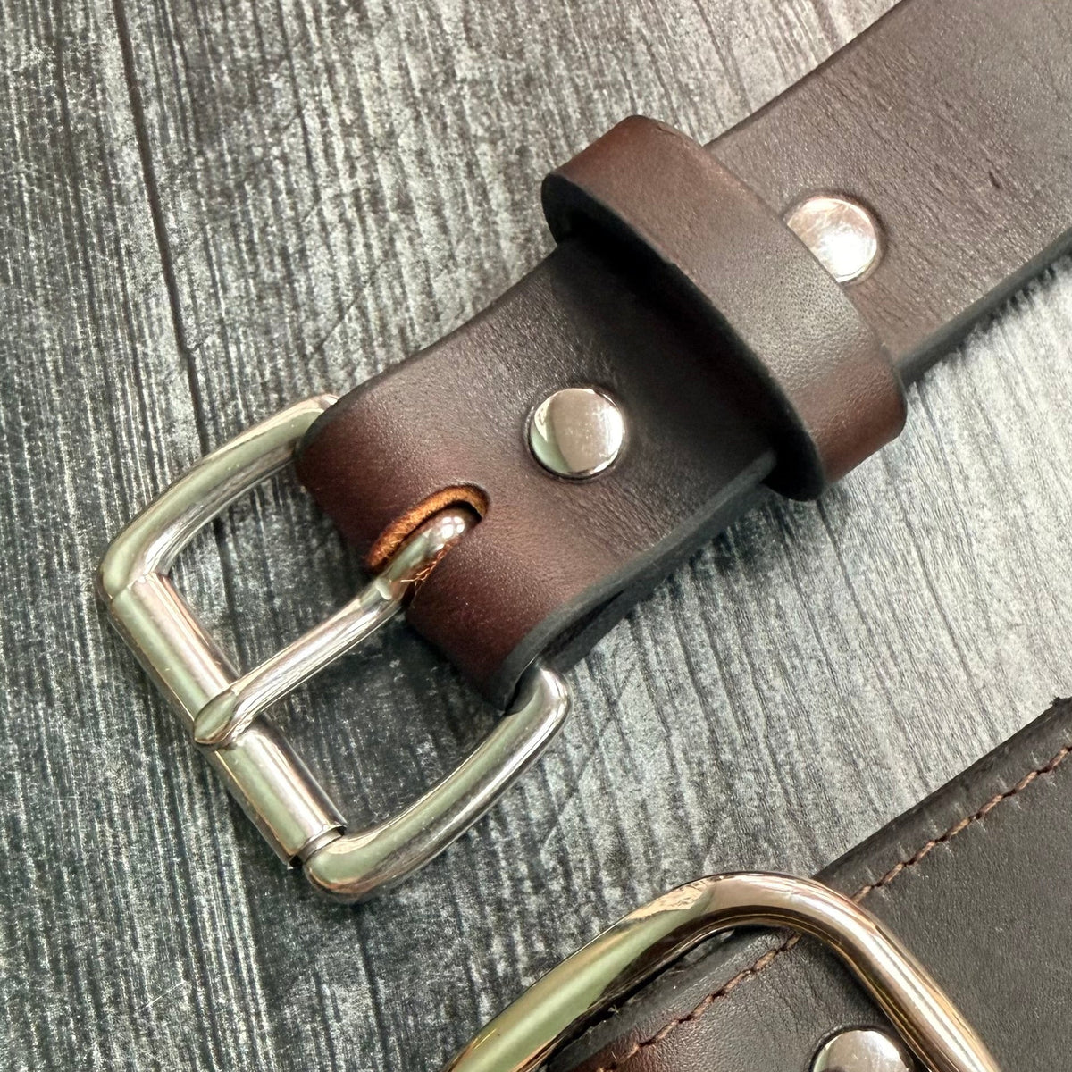 Casual Duty Belt - Dark Brown (Unstitched)