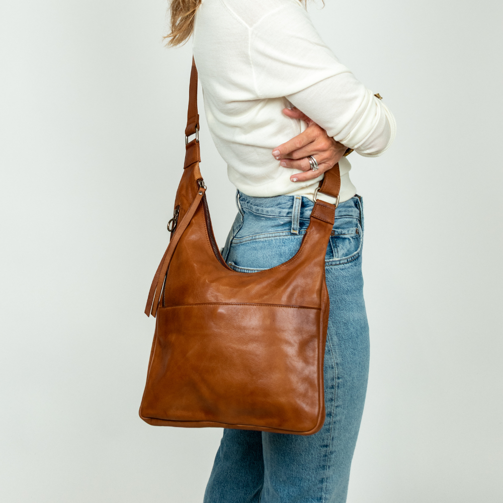 Alta Leather Crossbody Bag