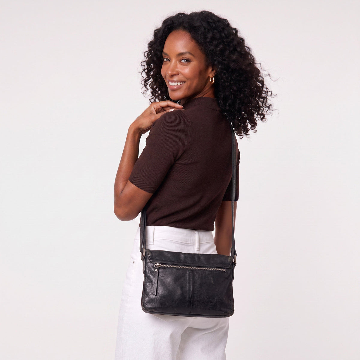 Harbor Leather Crossbody Bag