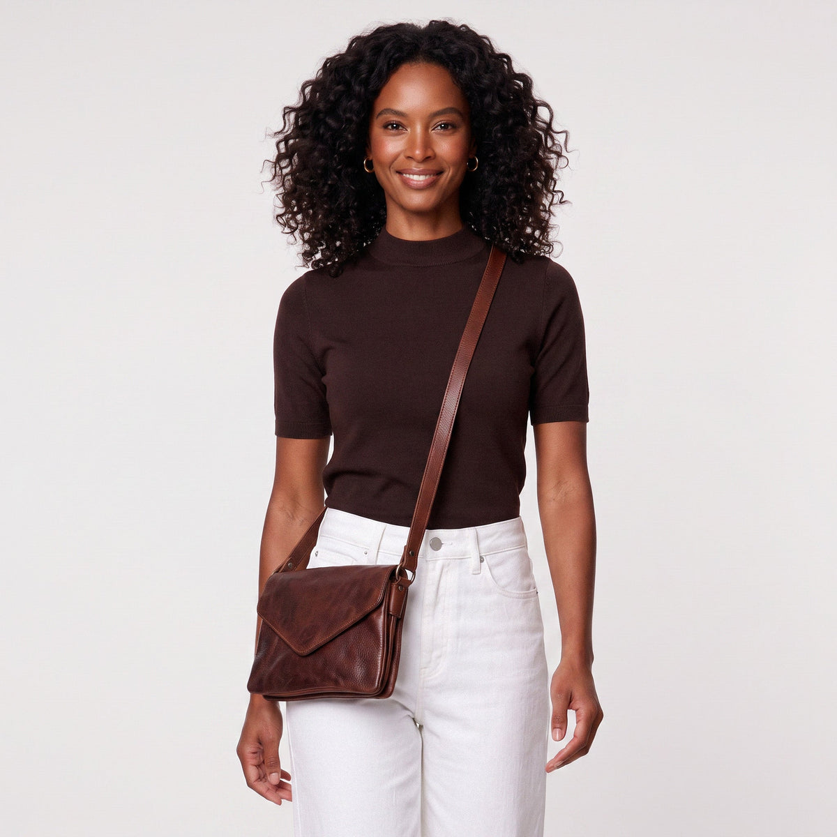 Harbor Leather Crossbody Bag