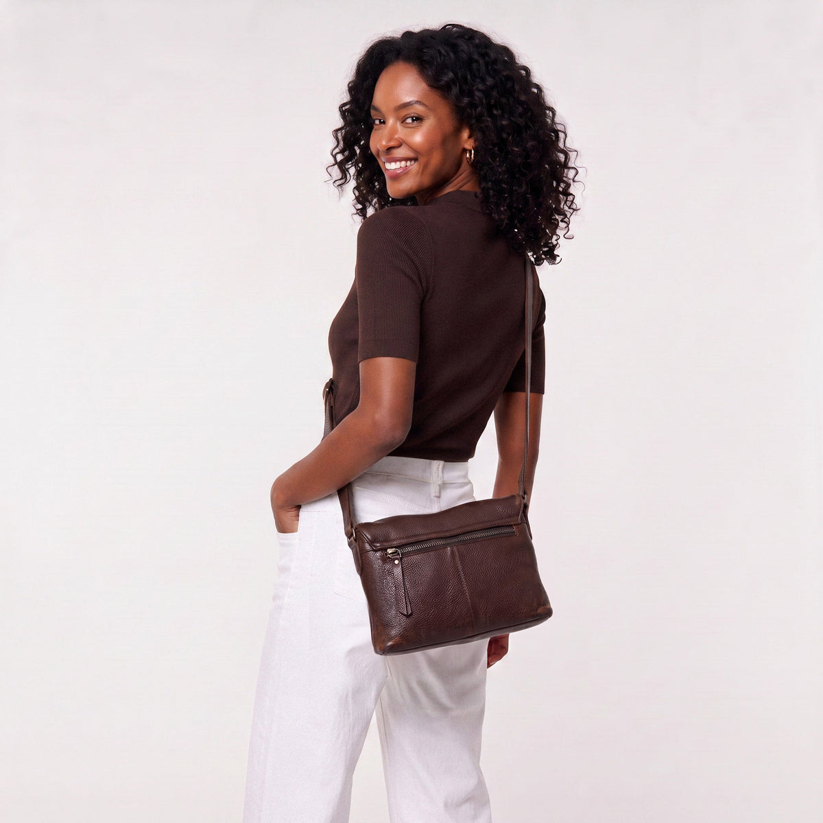 Harbor Leather Crossbody Bag