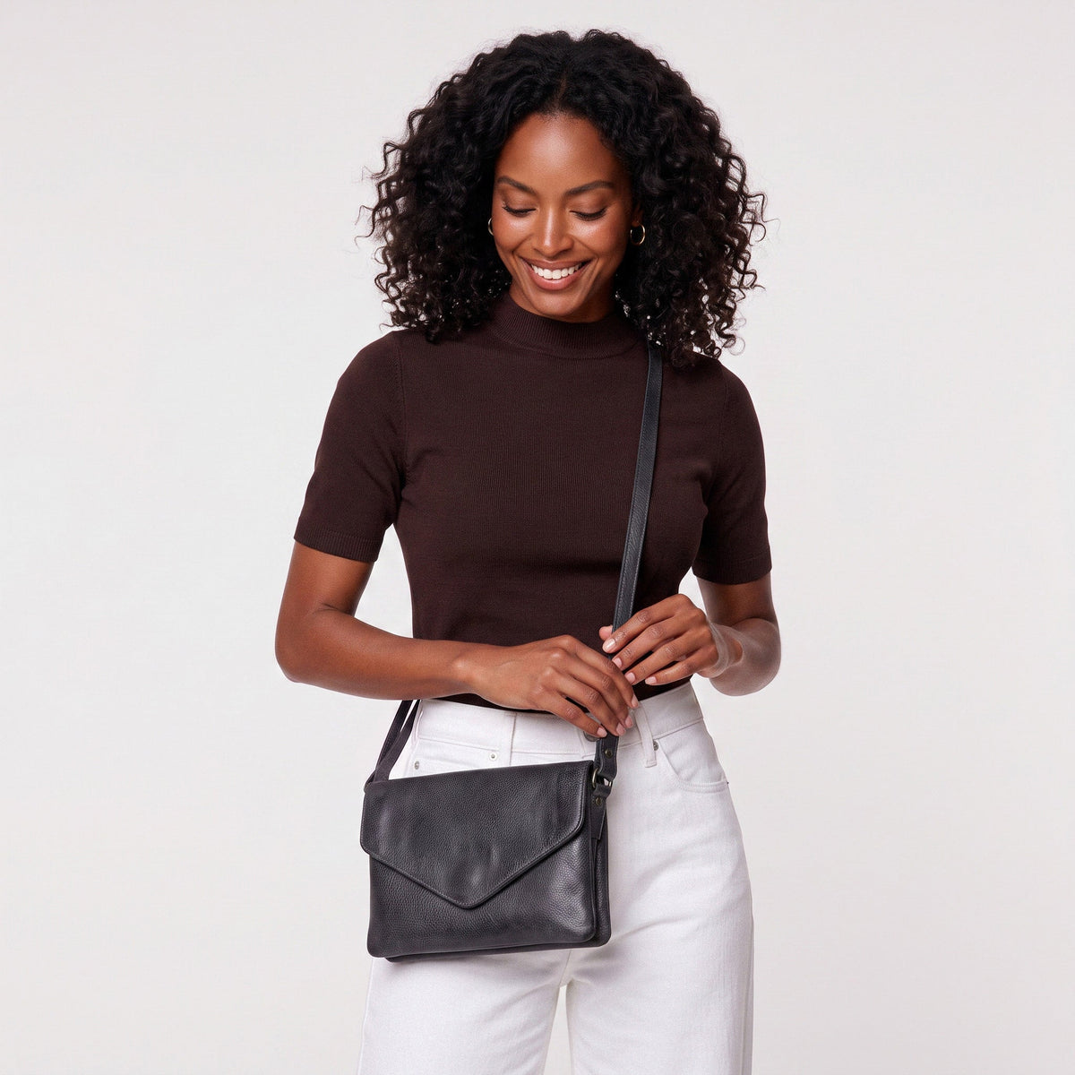 Harbor Leather Crossbody Bag