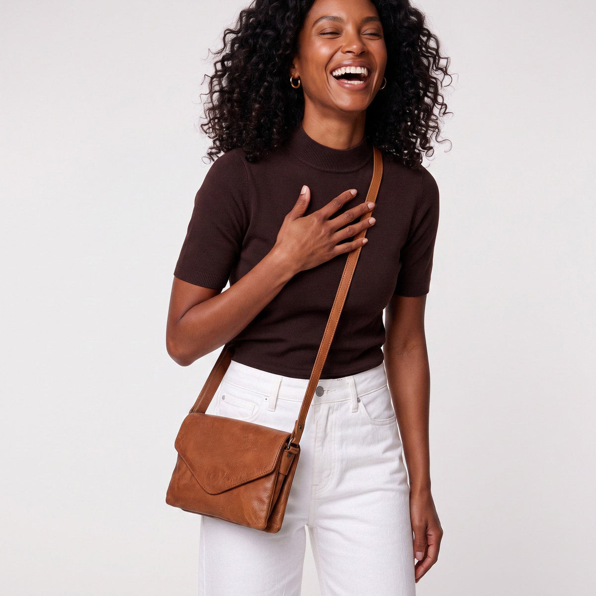 Harbor Leather Crossbody Bag