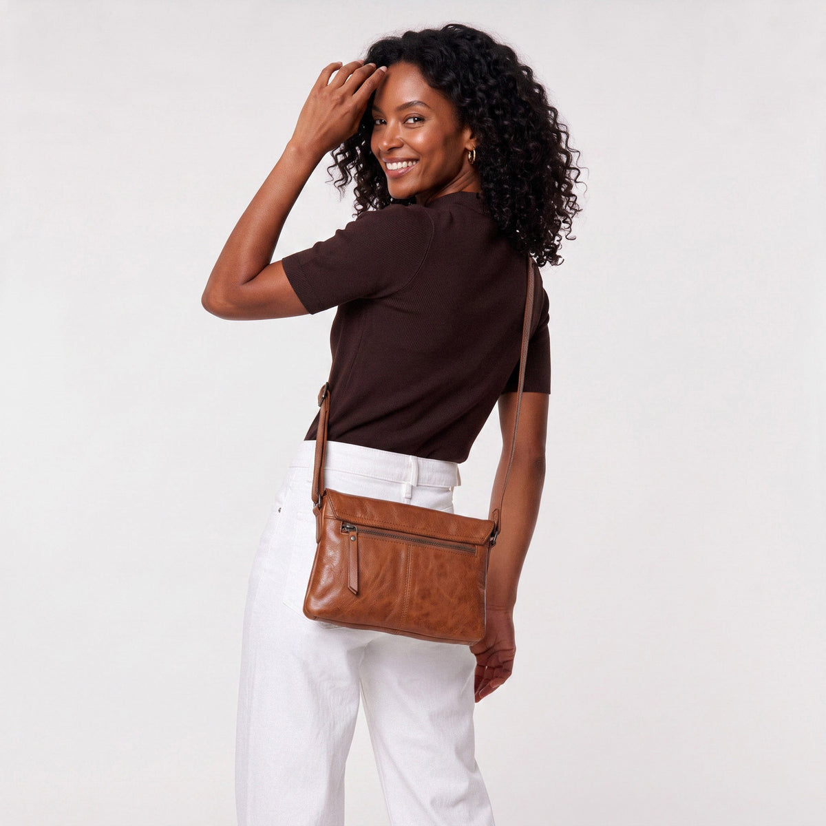 Harbor Leather Crossbody Bag