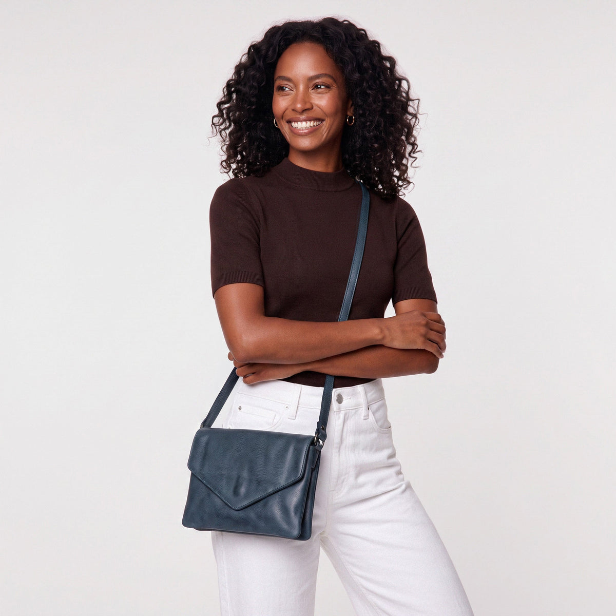 Harbor Leather Crossbody Bag