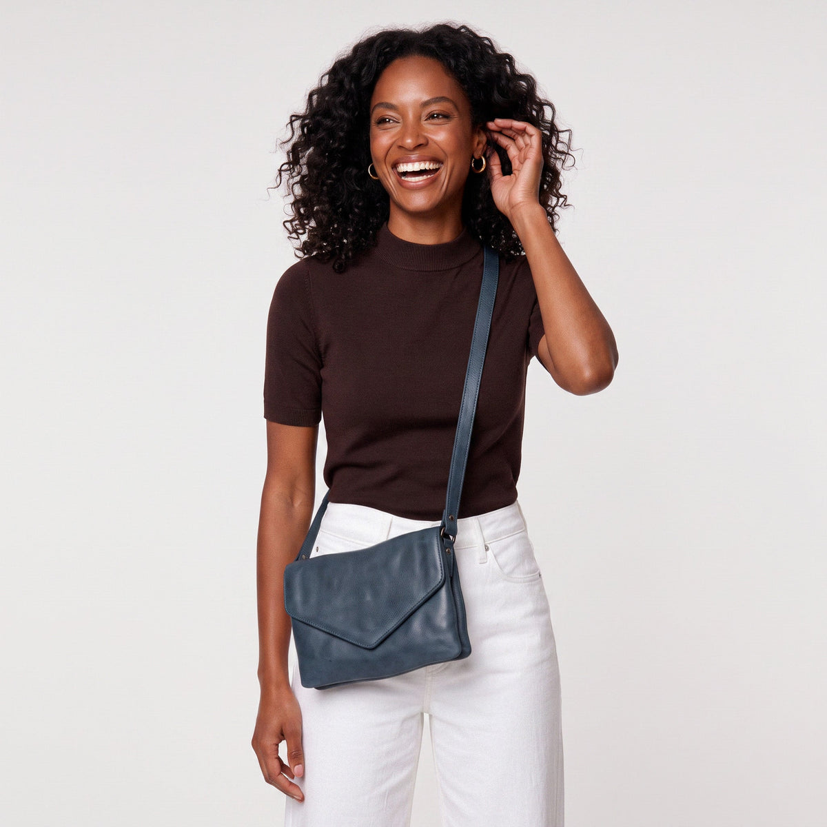 Harbor Leather Crossbody Bag