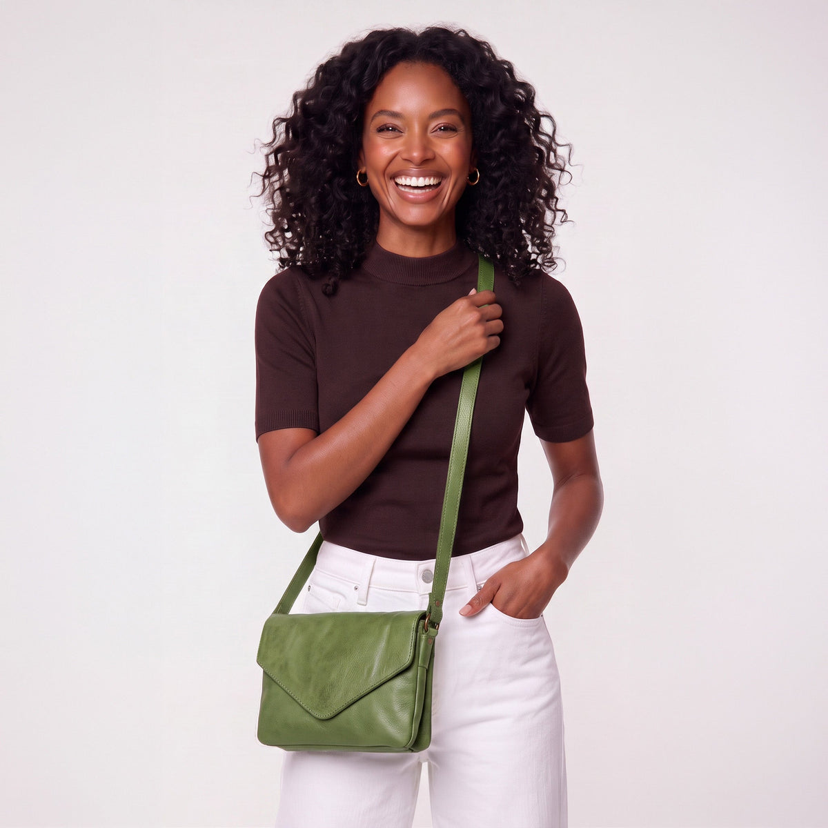 Harbor Leather Crossbody Bag