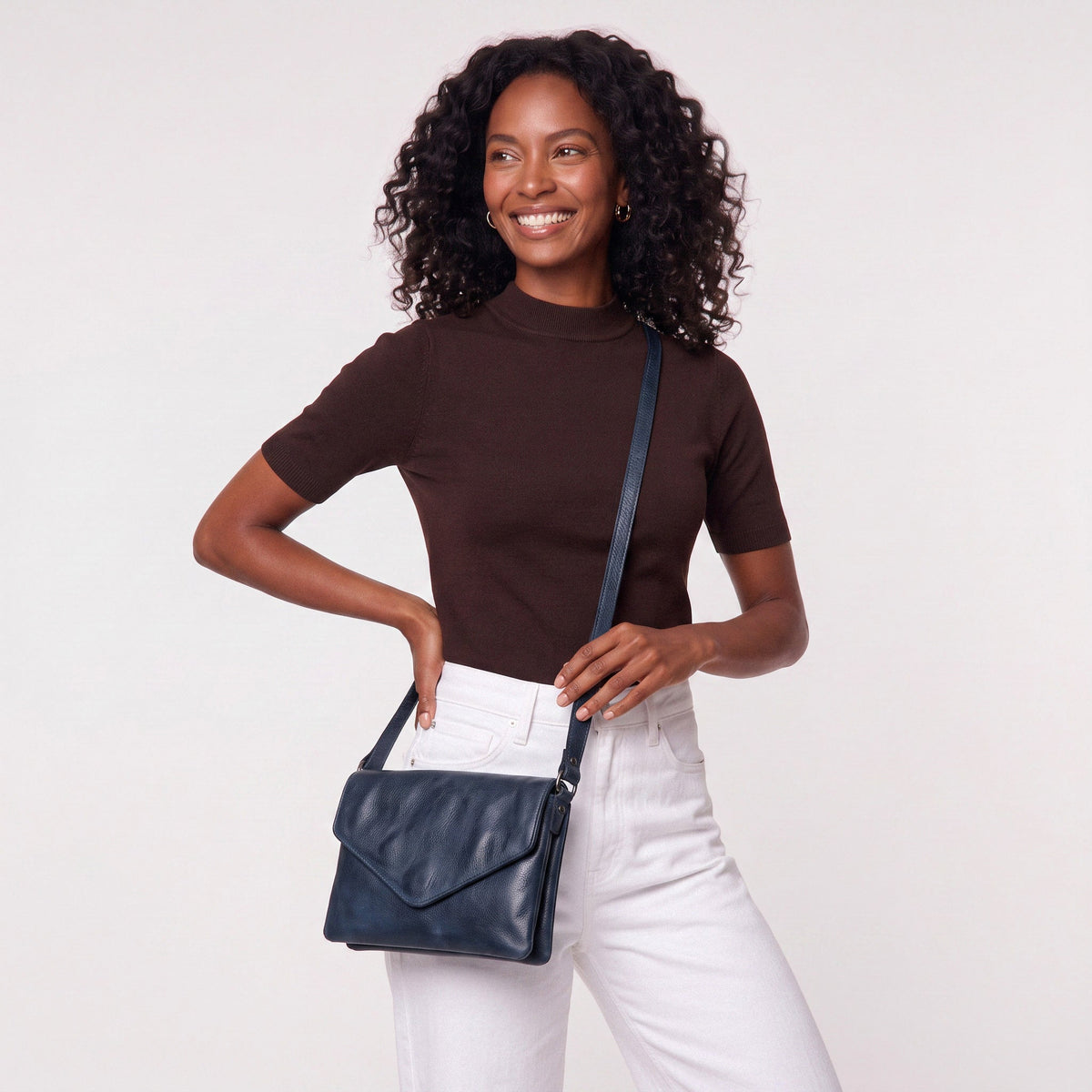 Harbor Leather Crossbody Bag