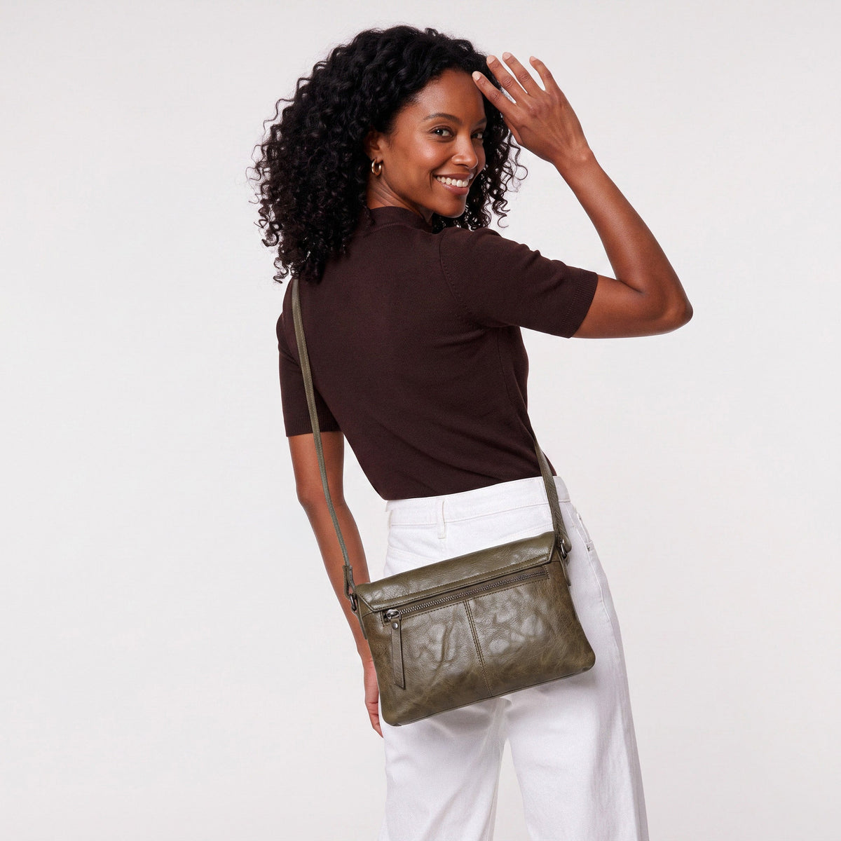 Harbor Leather Crossbody Bag