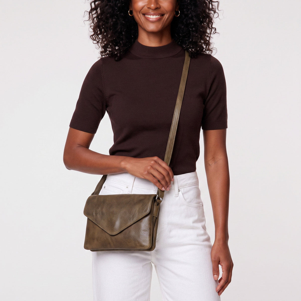 Harbor Leather Crossbody Bag